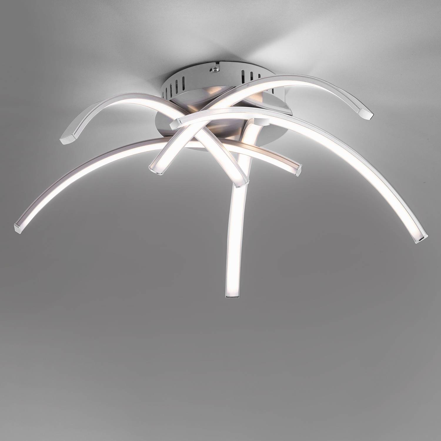5-Flammig Valerie I LED Ceiling Light  Acrylic Glass Iron