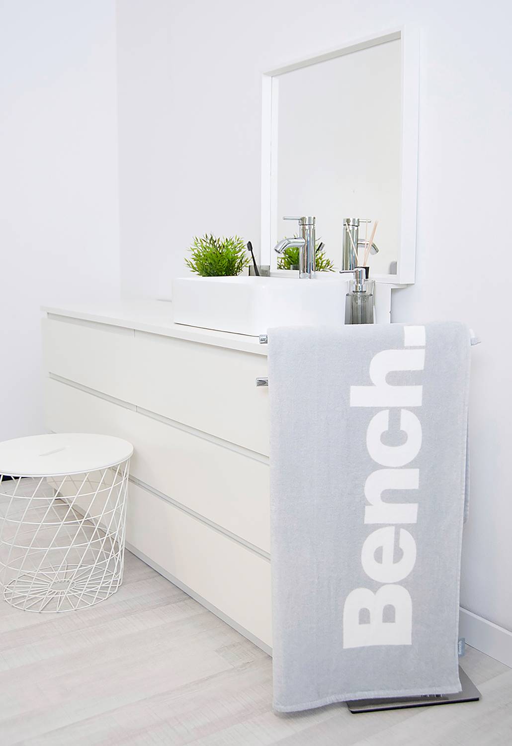 Towel Cotton fabric Gray