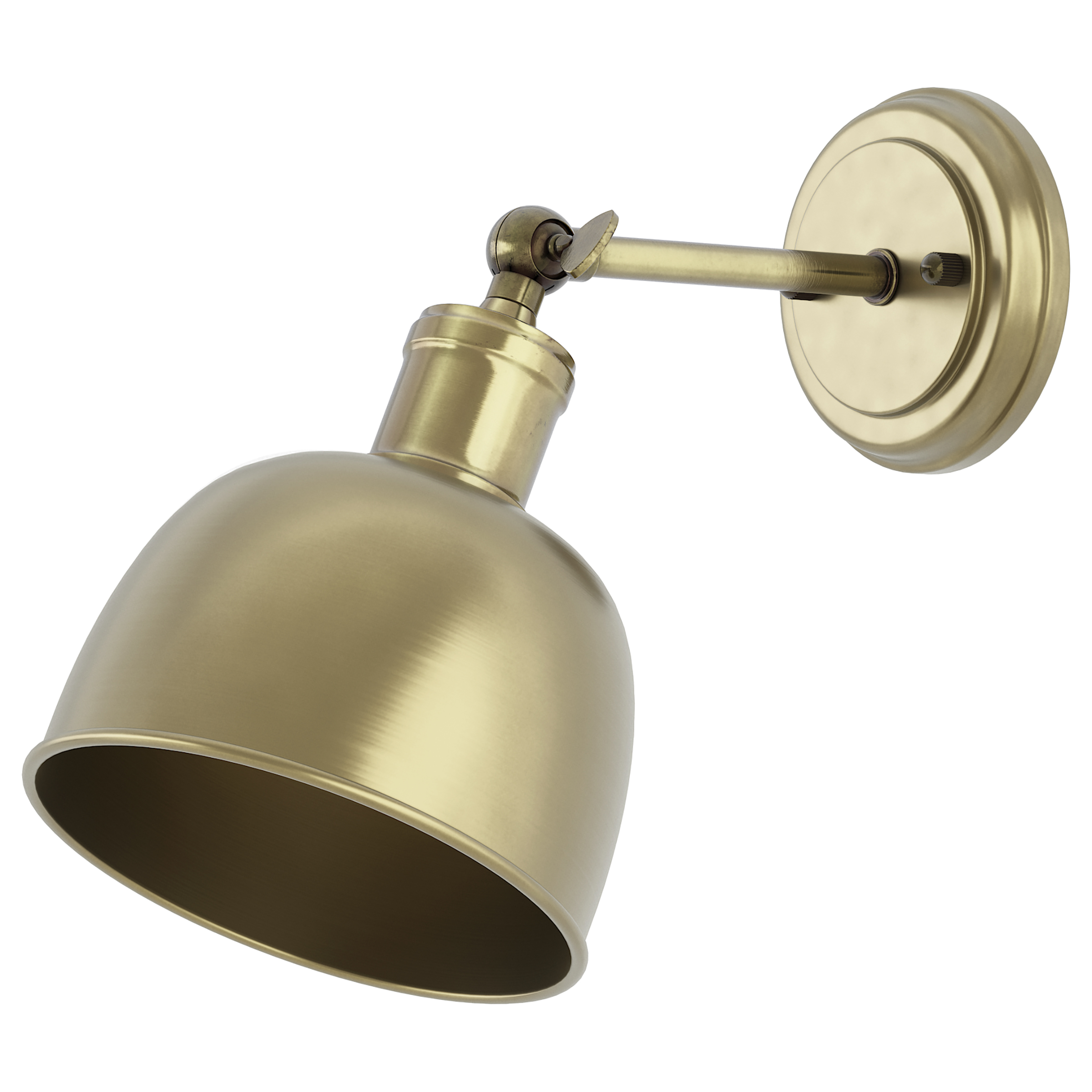 1-Flame LOWI Wall lamp Iron Brass
