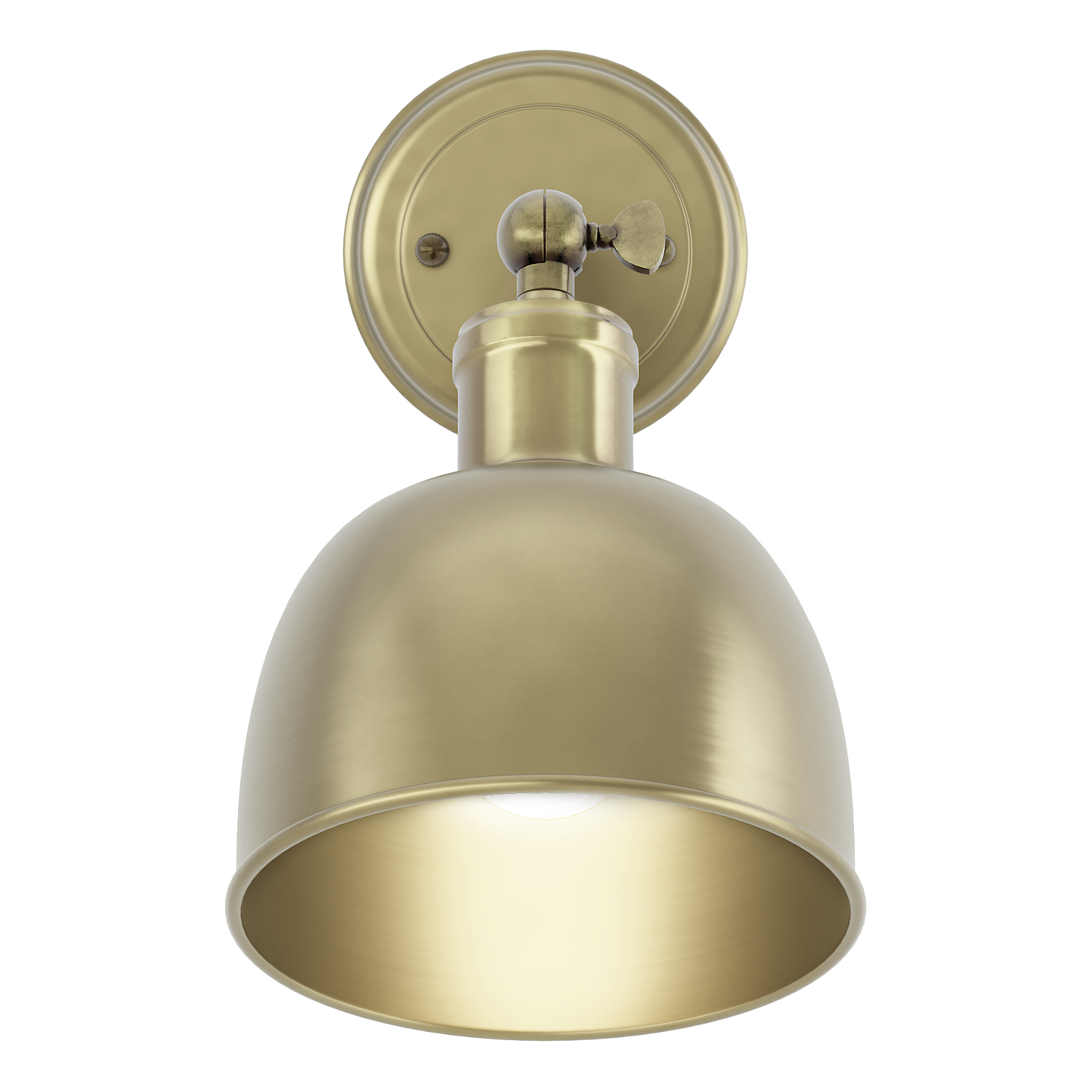 1-Flame LOWI Wall lamp Iron Brass