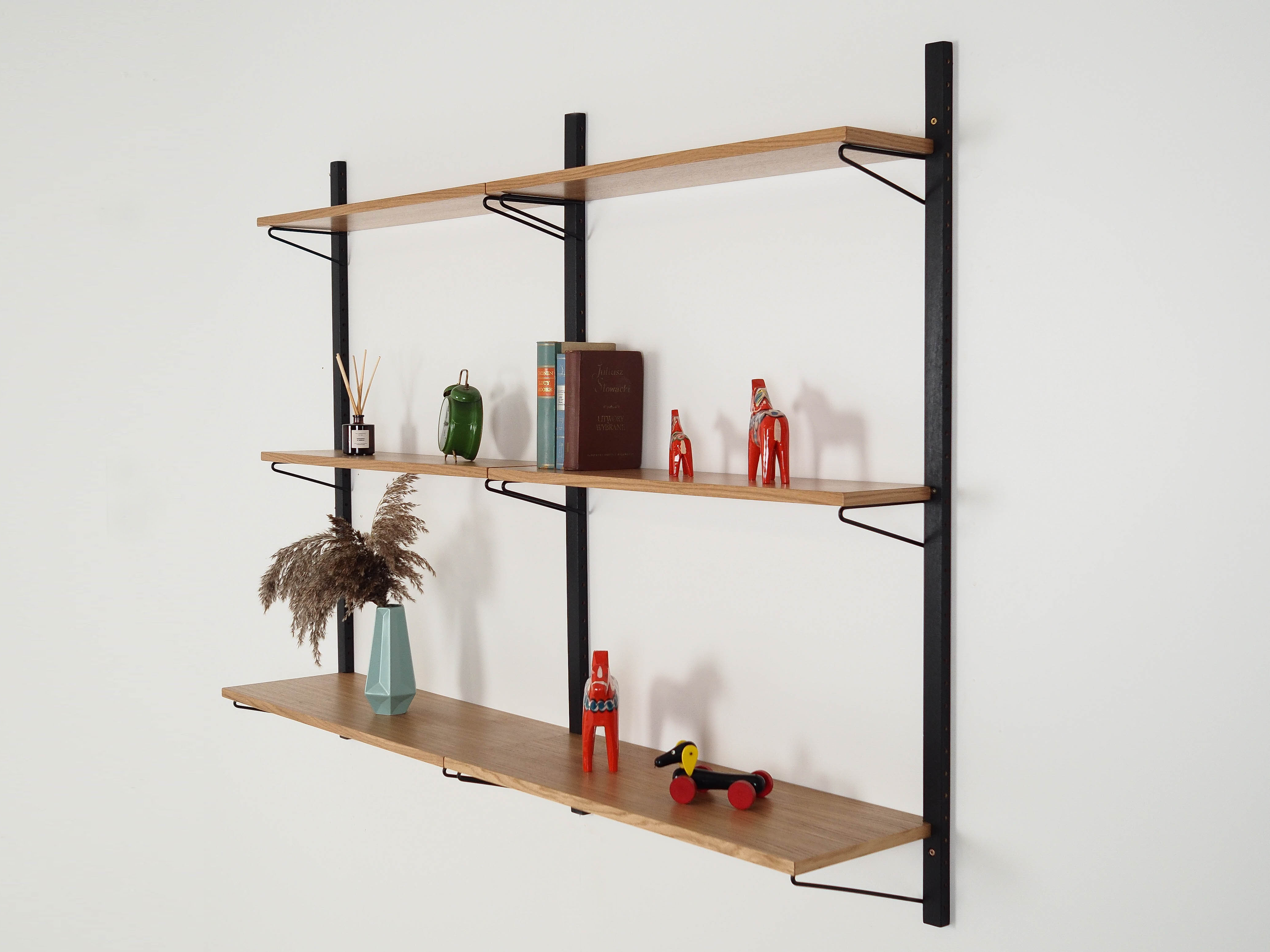 Oak shelf 1970s Brown