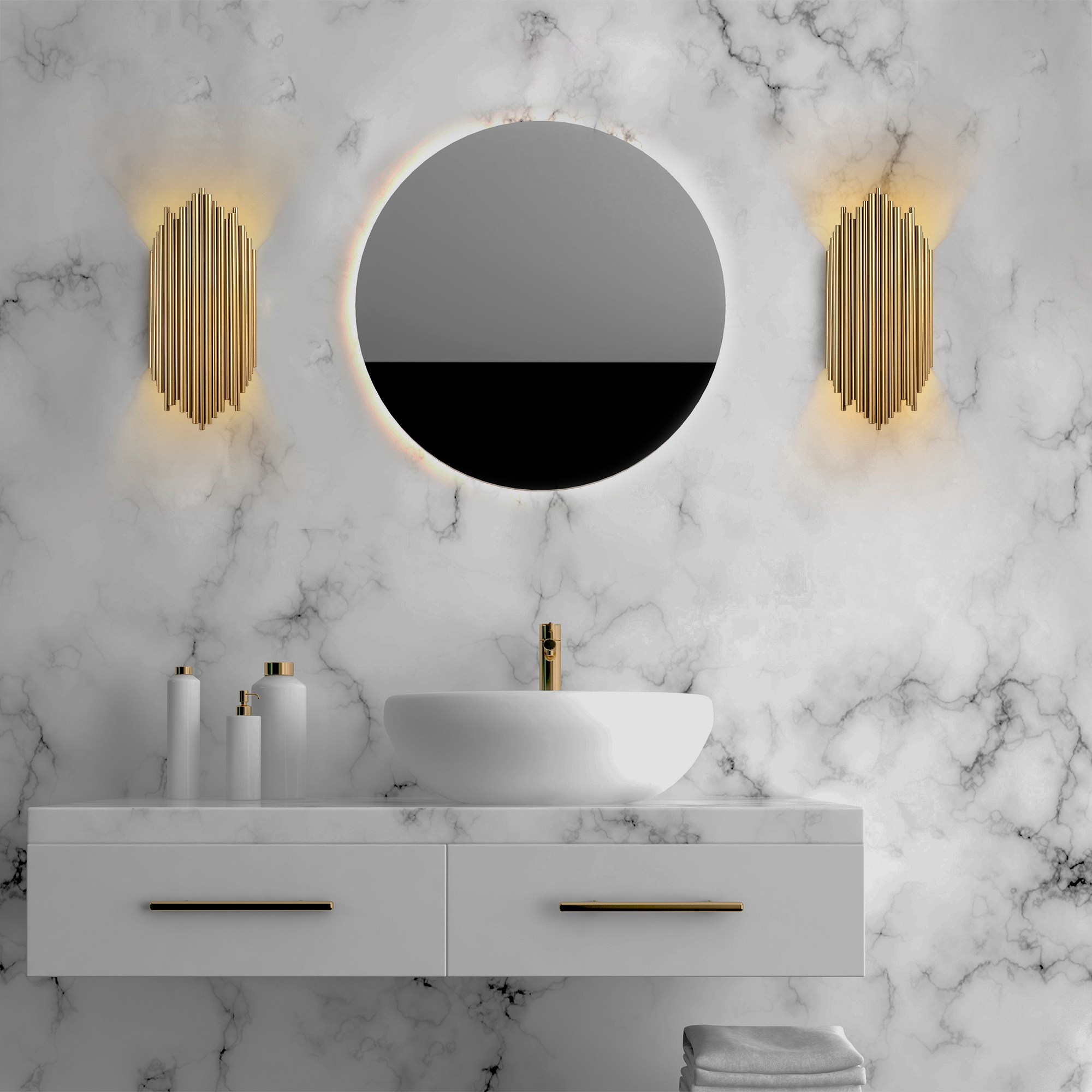 Kara 13346 Wall lamp Metal Gold