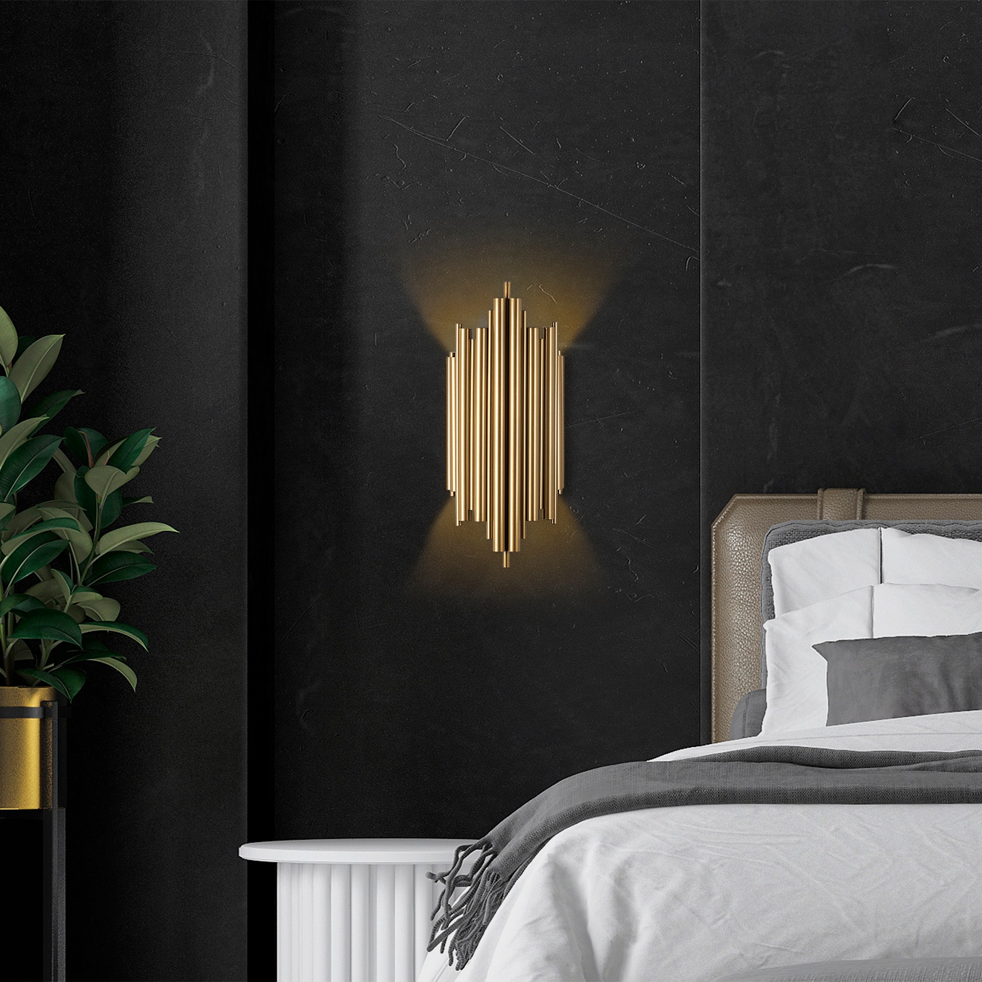 Reis 13341 Wall lamp Metal Gold