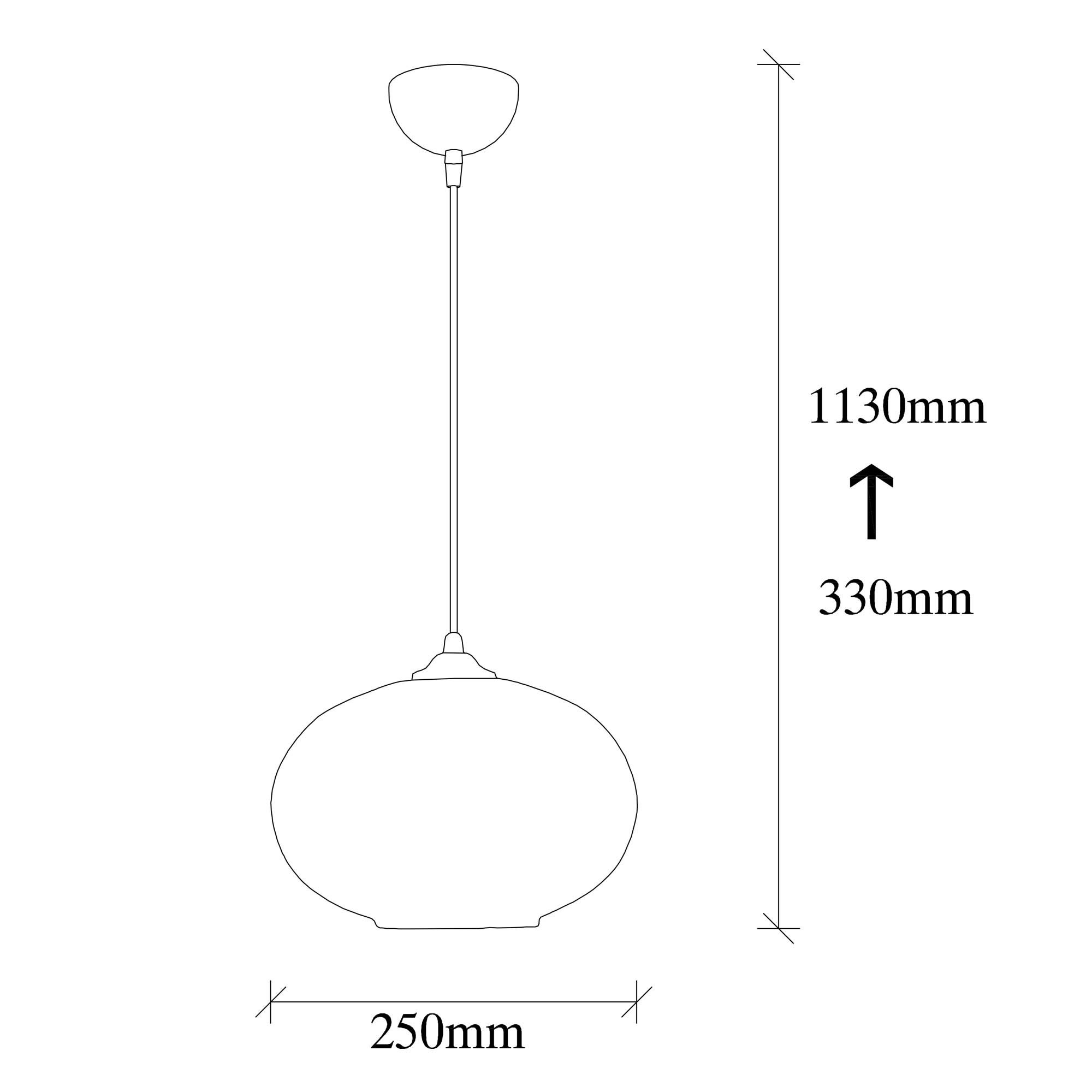 Camini MR-867 Pendant Lamp Iron Black
