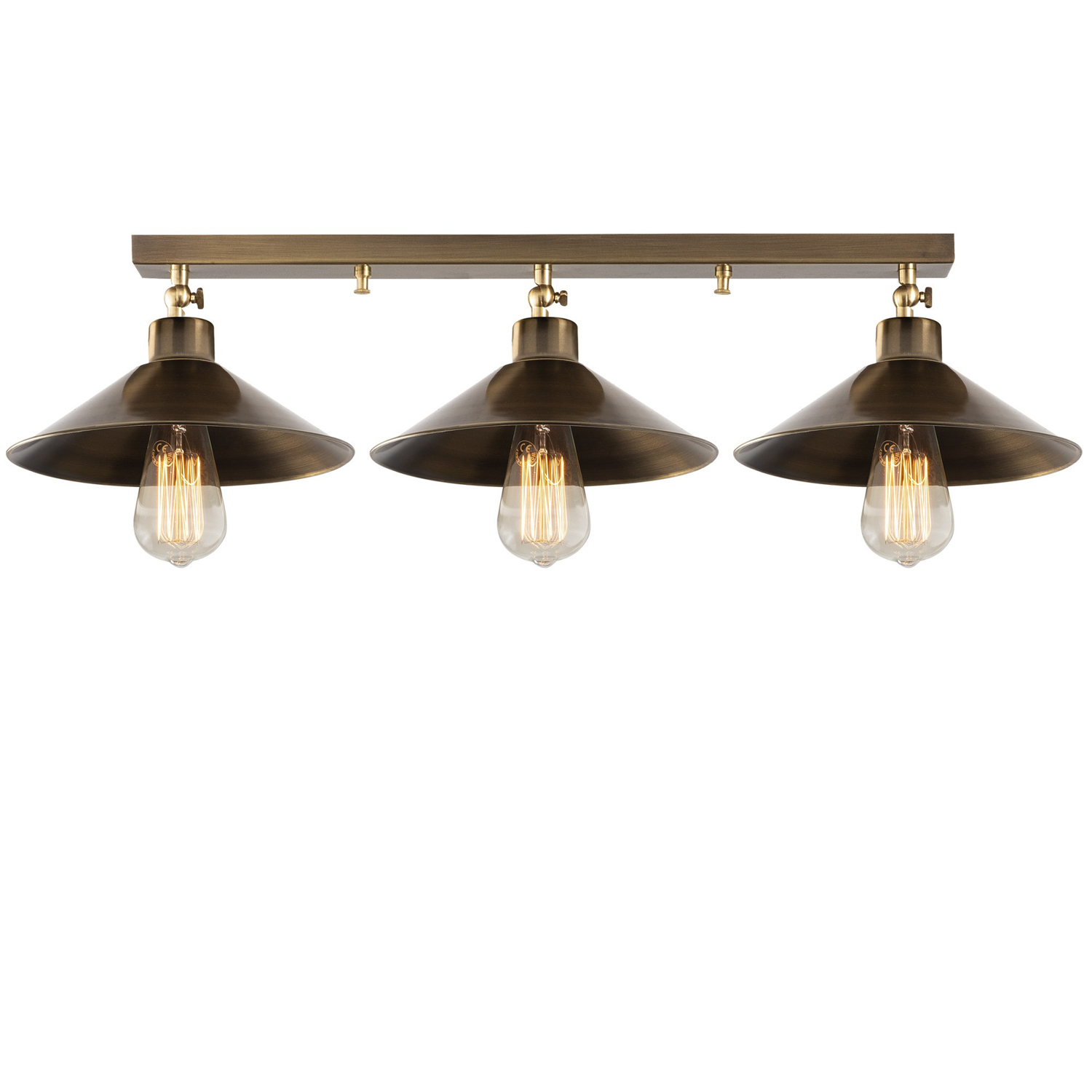 3-Burner Berceste N-661 Ceiling Light Metal Gold