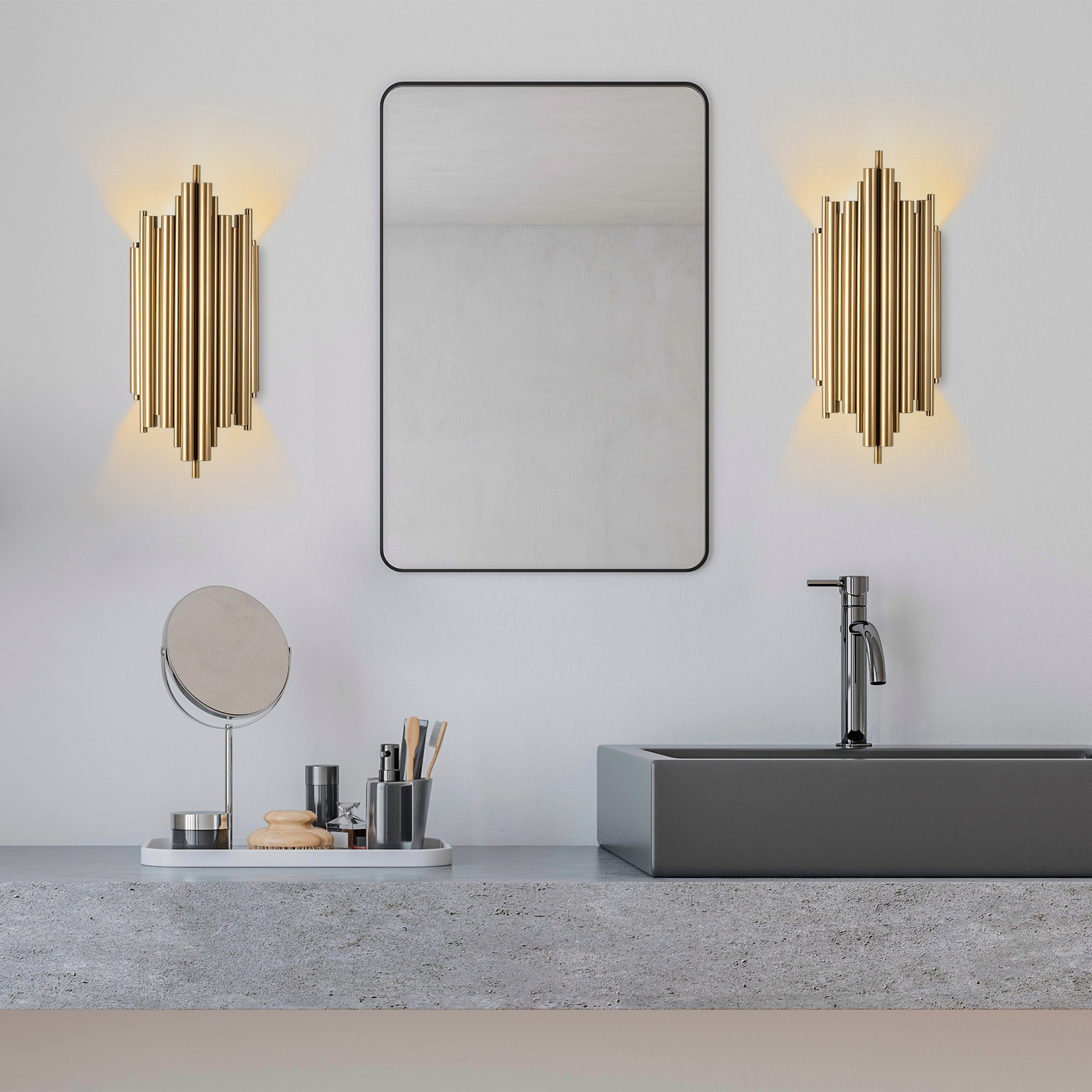 Reis 13341 Wandleuchte Metall Gold