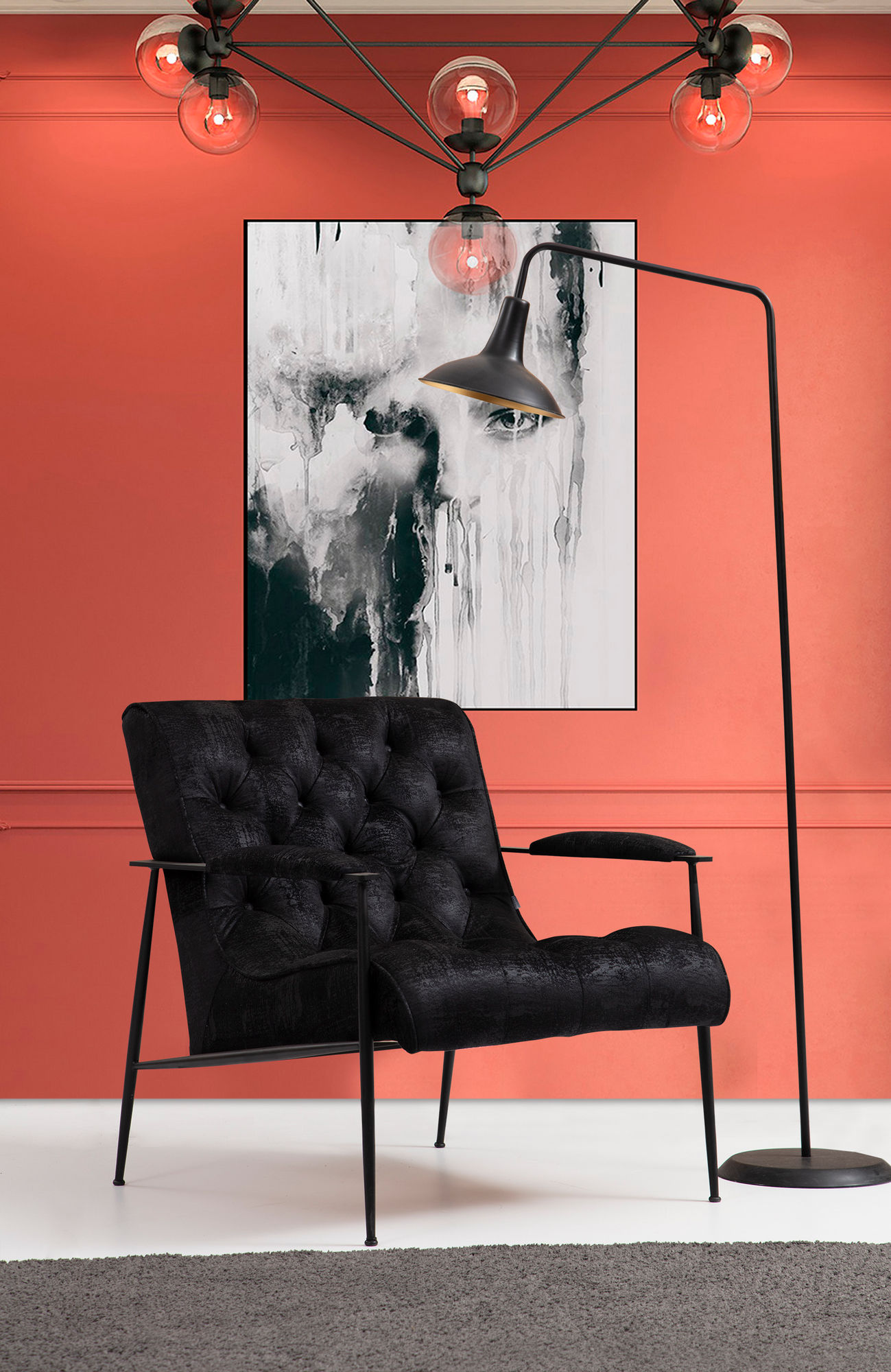 Matilda Armchair Black