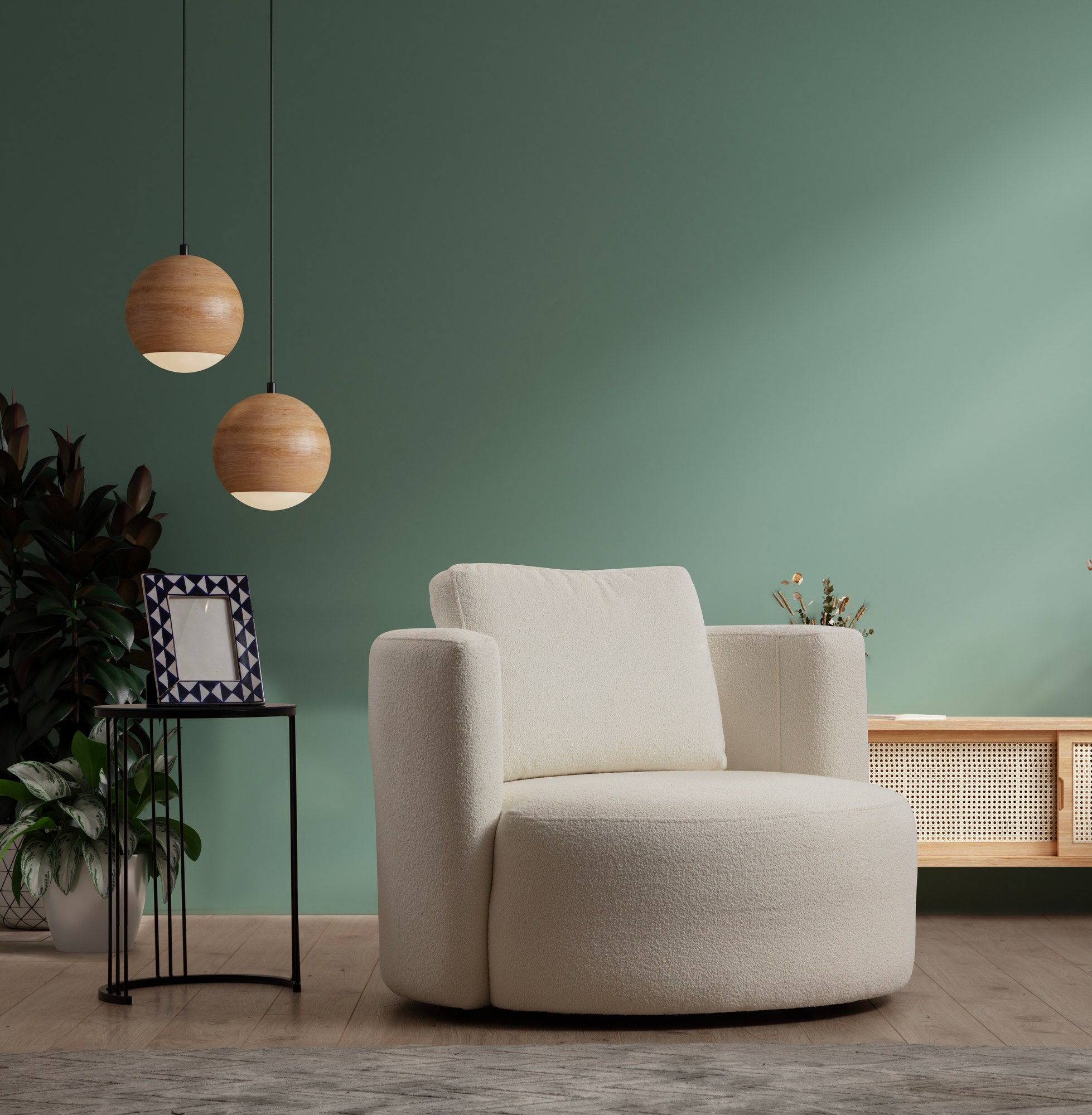 Asos Wing Chair Cream