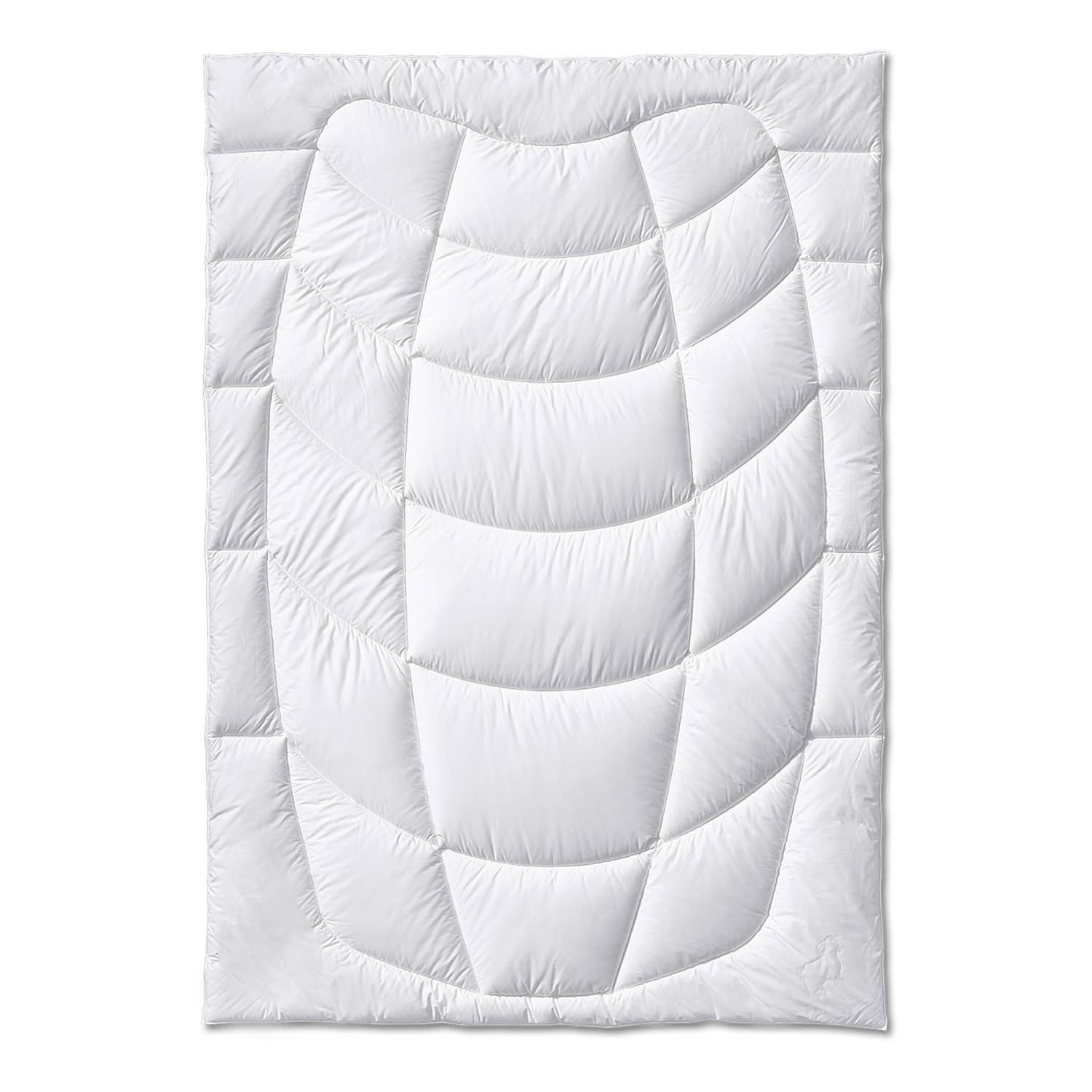 Bettdecke Mono Baumwolle Cashmere Weiß 135 x 200 cm