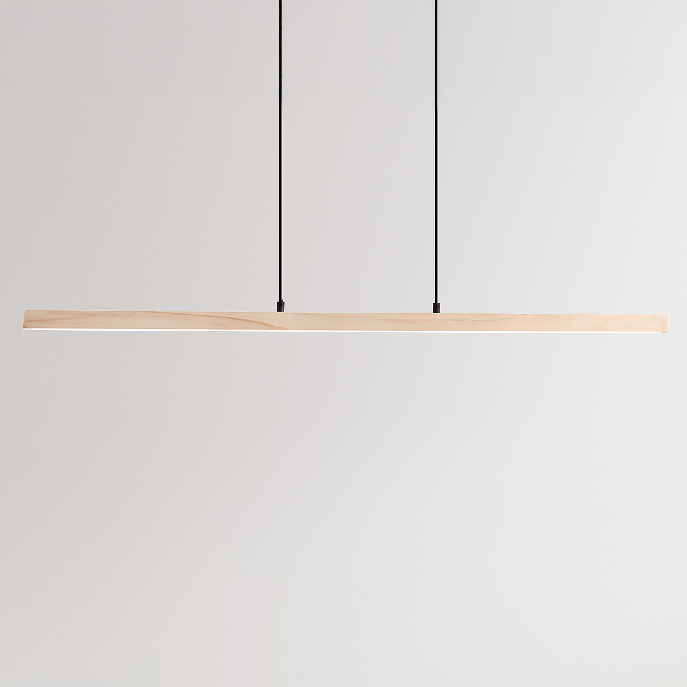 1-Flammig Arion LED-Pendelleuchte Kiefer Teilmassiv Stahl