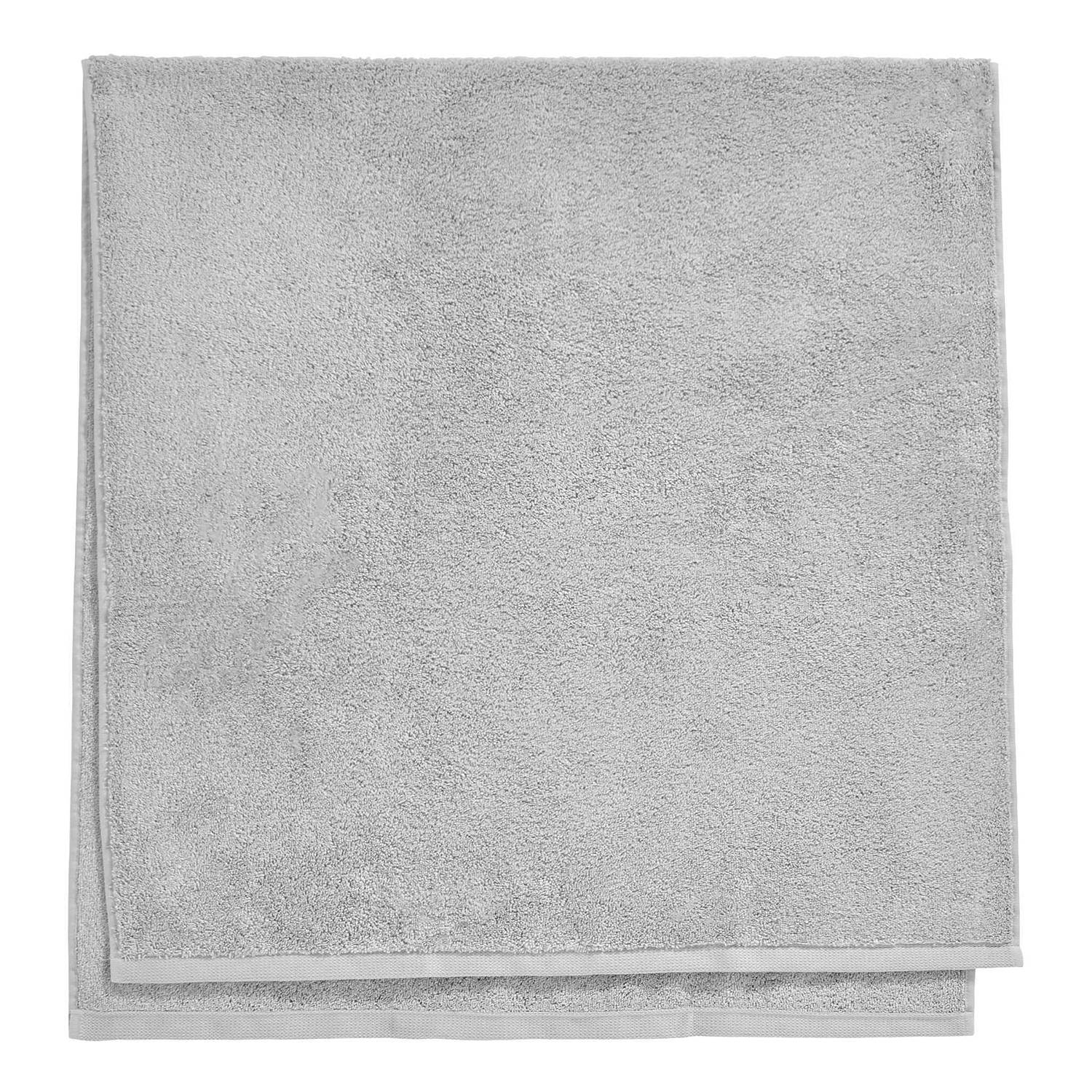 Fabulous Duschhandtuch Baumwolle Lichtgrau 70x140cm