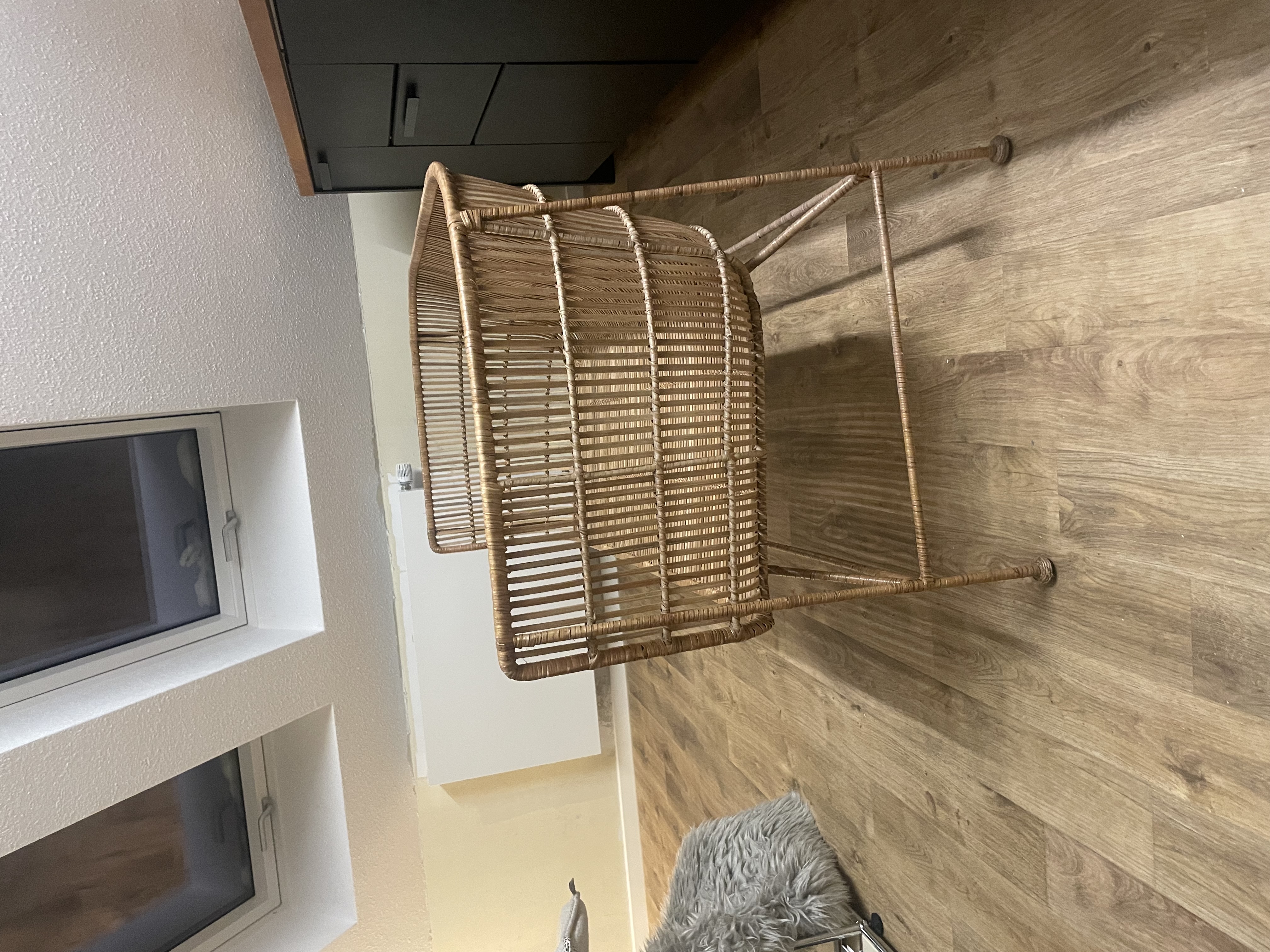 Cuun Sofa Rattan Iron Natural