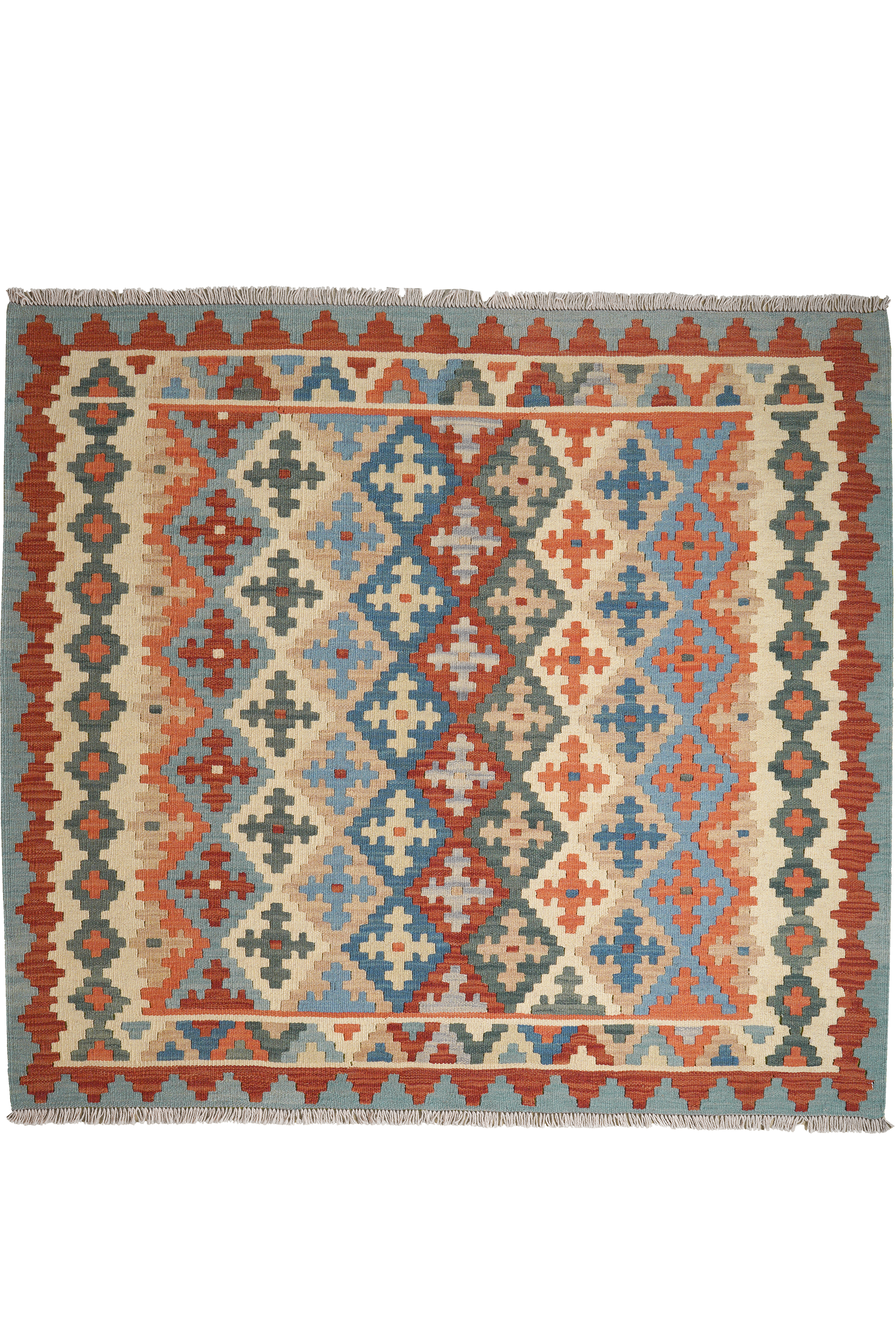 Kelim Gashgai Carpet Wool Multicolor