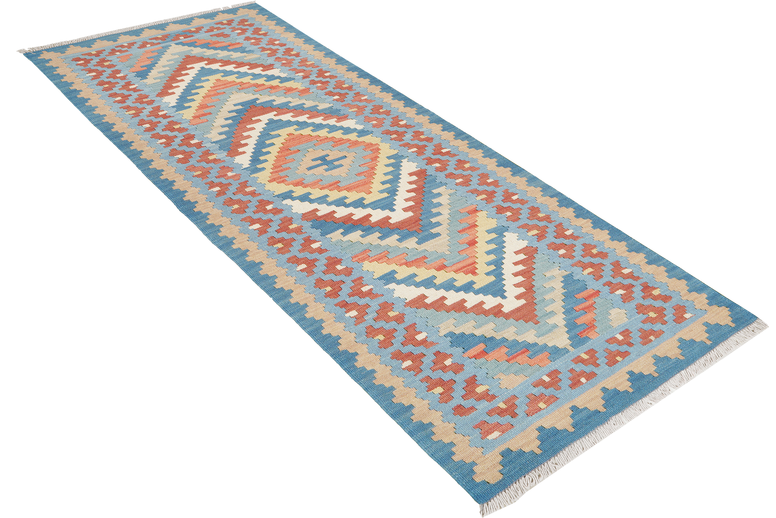 Kelim Gashgai Rug Wool Multicolored