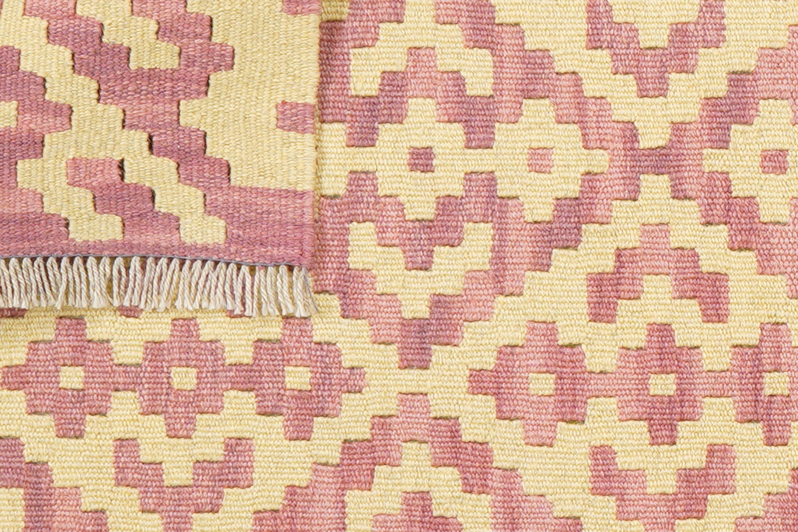 Kelim Gashgai Teppich Wolle Beige
