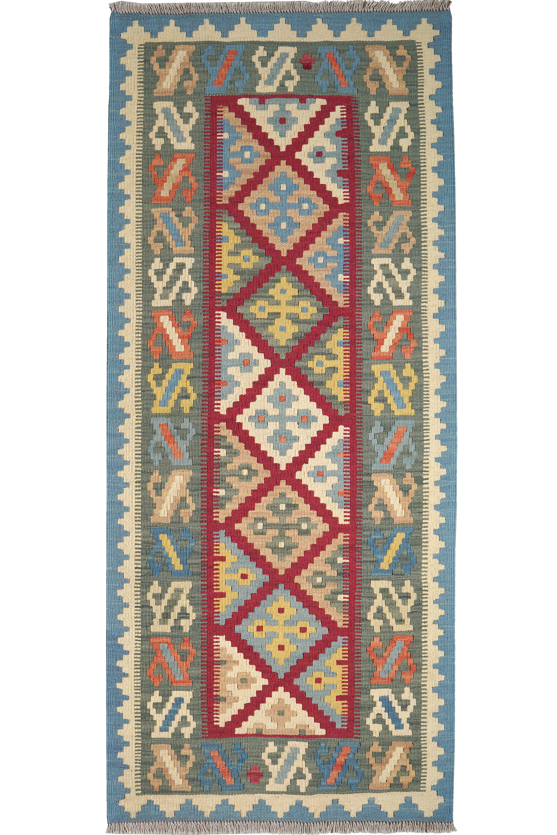 Kelim Gashgai 194x80cm Rot