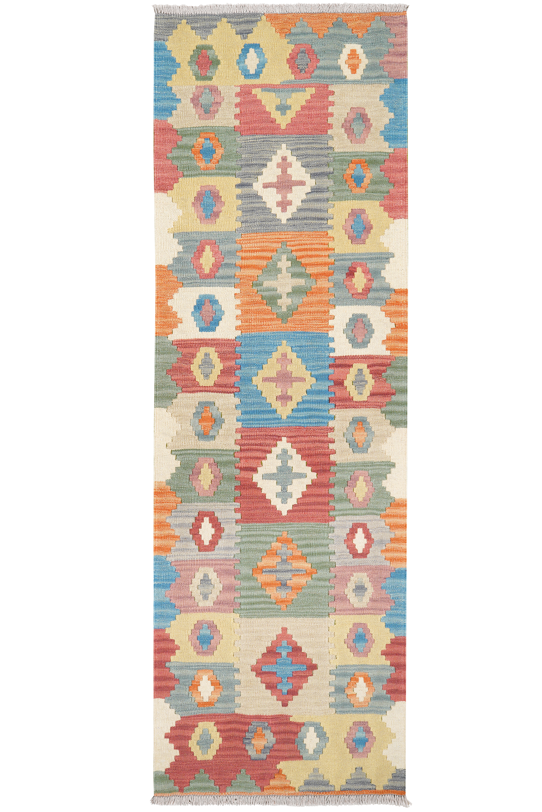Kelim Gashgai Carpet Wool Multicolored