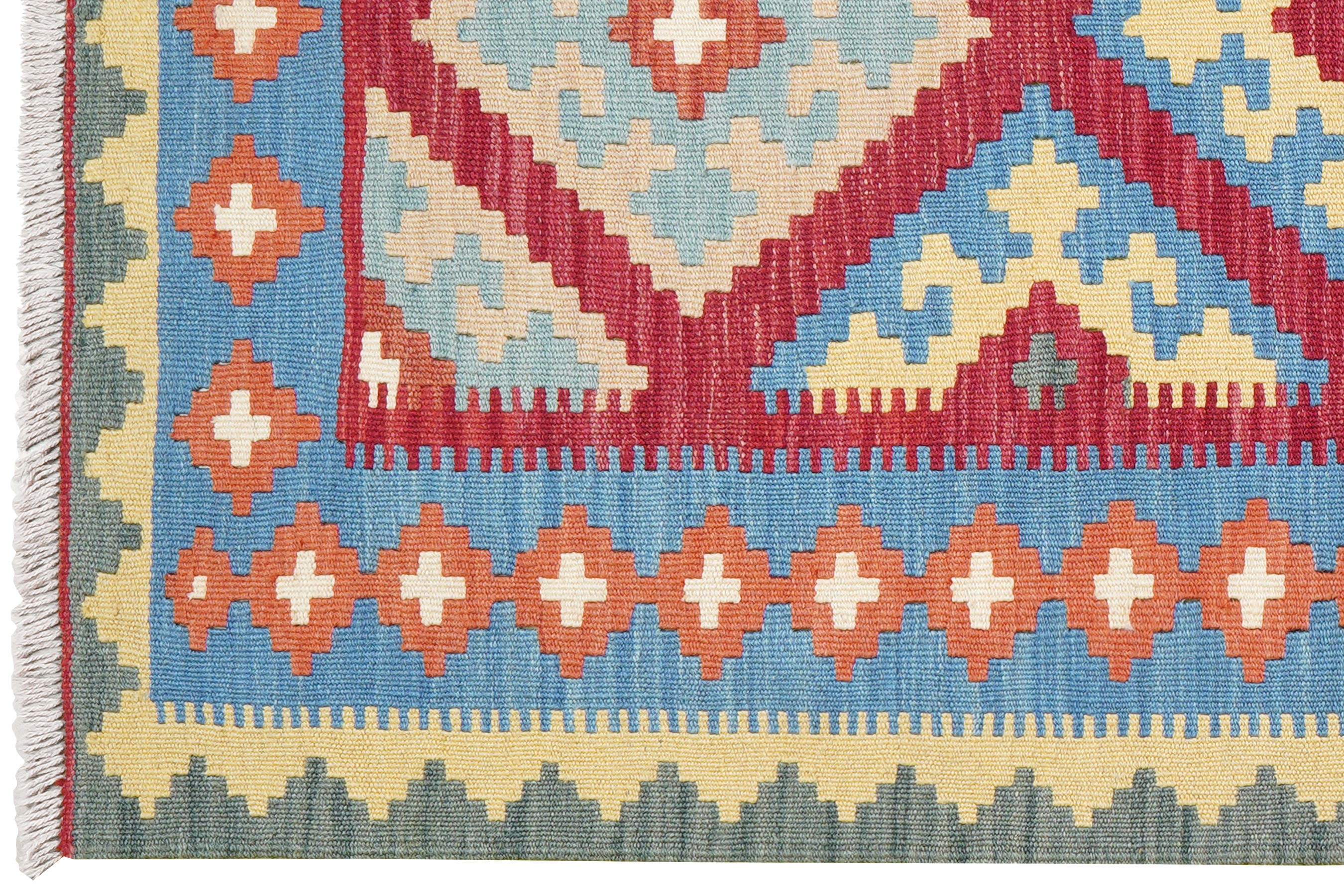 Kelim Gashgai Rug Wool Red