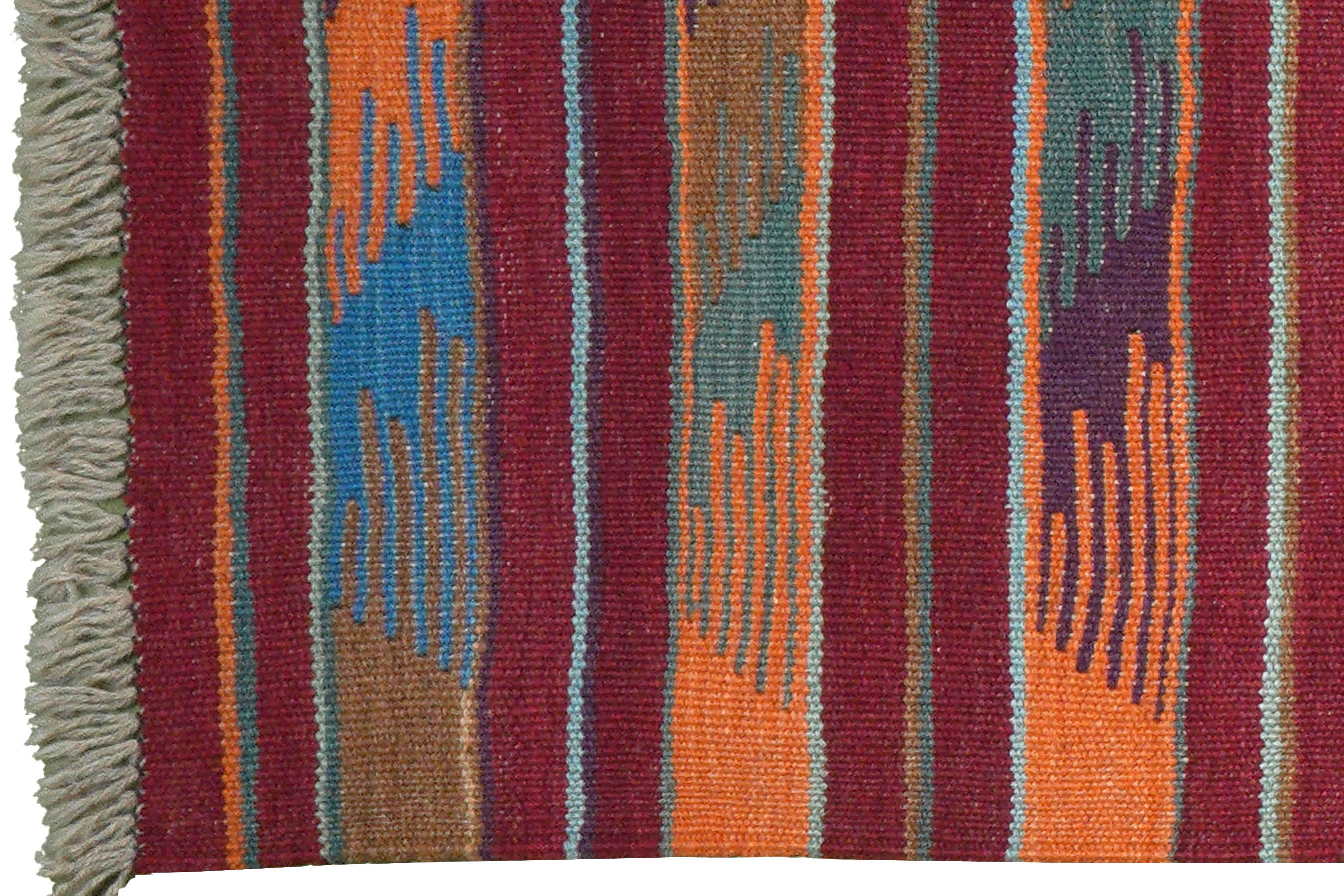 Kelim Gashgai Carpet Wool Multicolored