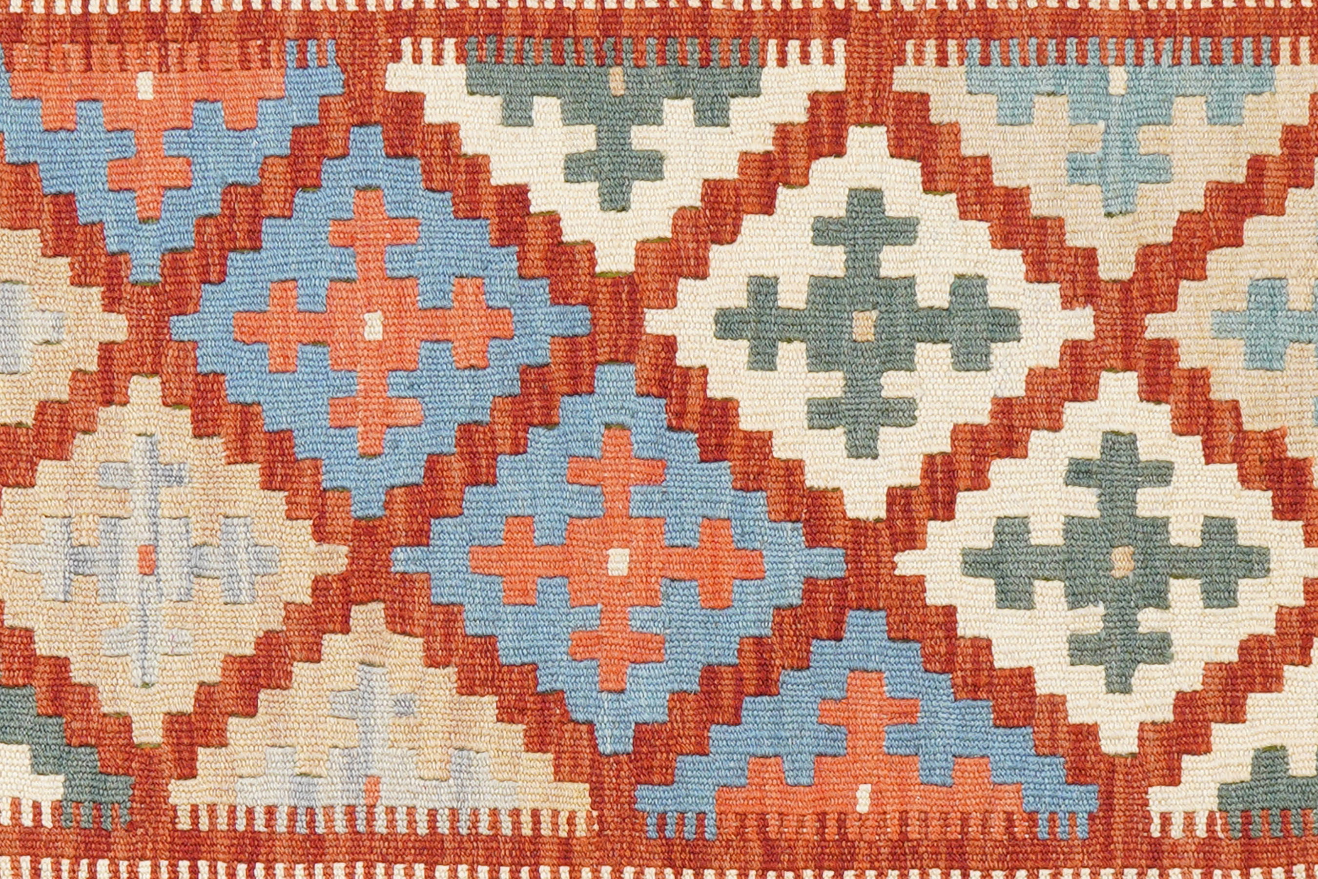 Kelim Gashgai Teppich Wolle Rot