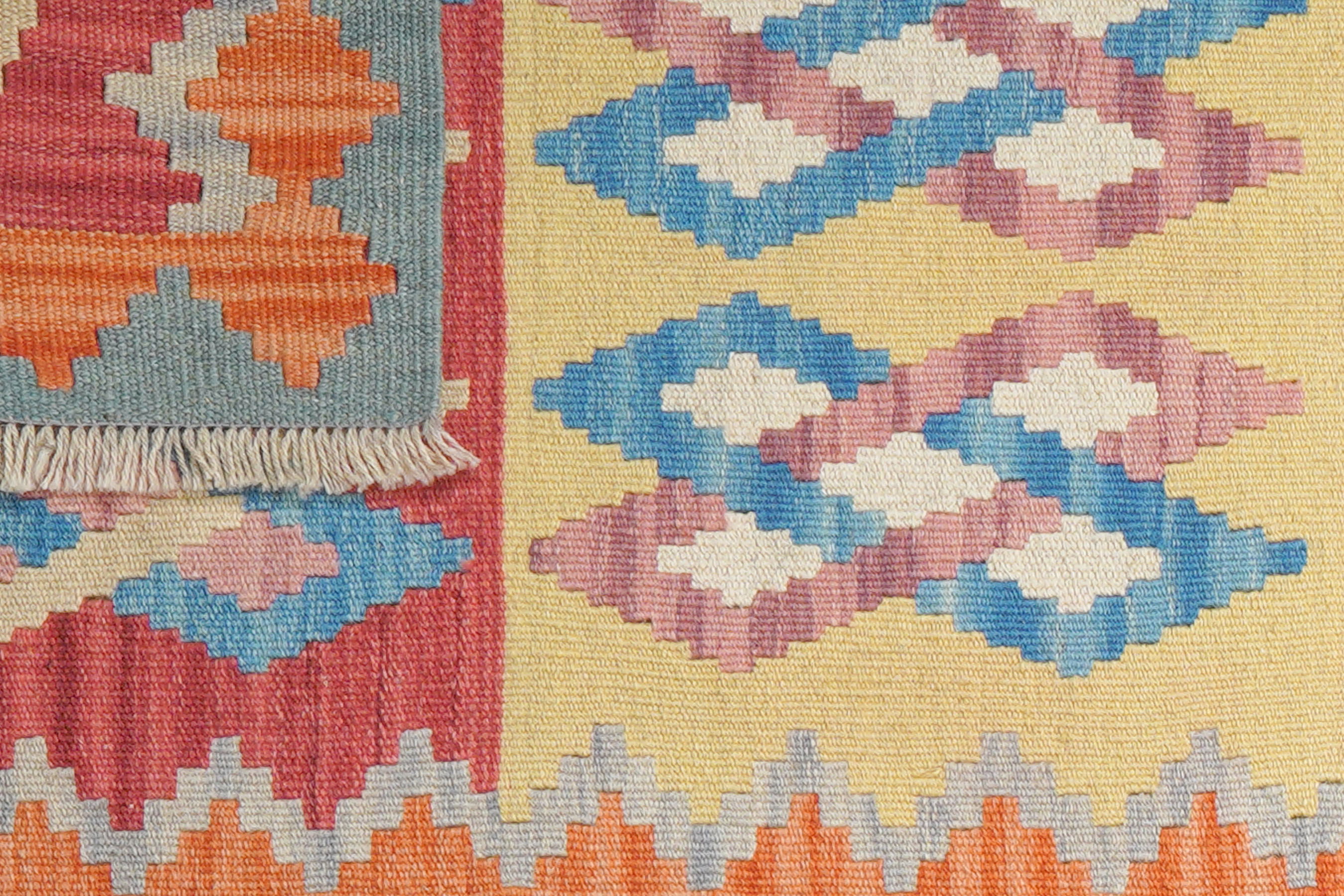 Kelim Gashgai Carpet Wool Multicolored