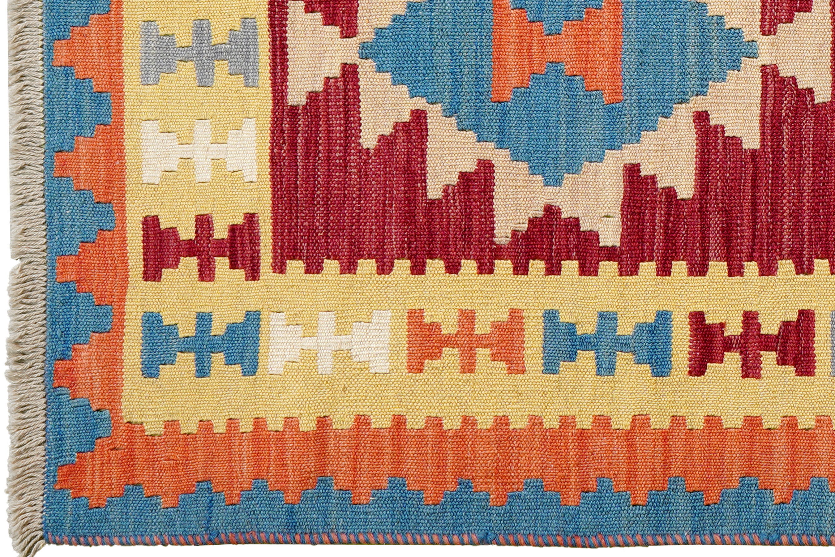 Kelim Gashgai Carpet Wool Multicolored