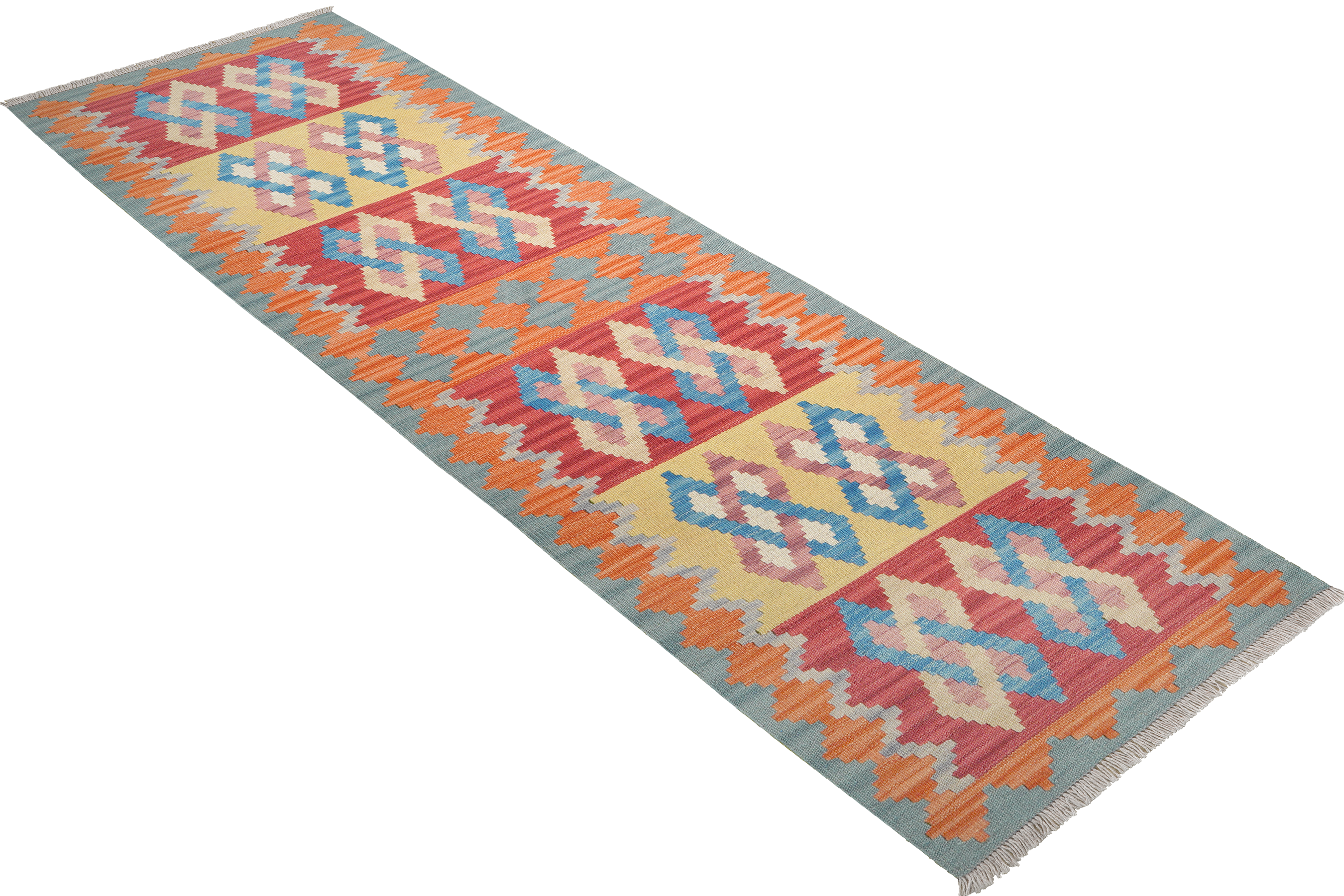 Kelim Gashgai Carpet Wool Multicolored