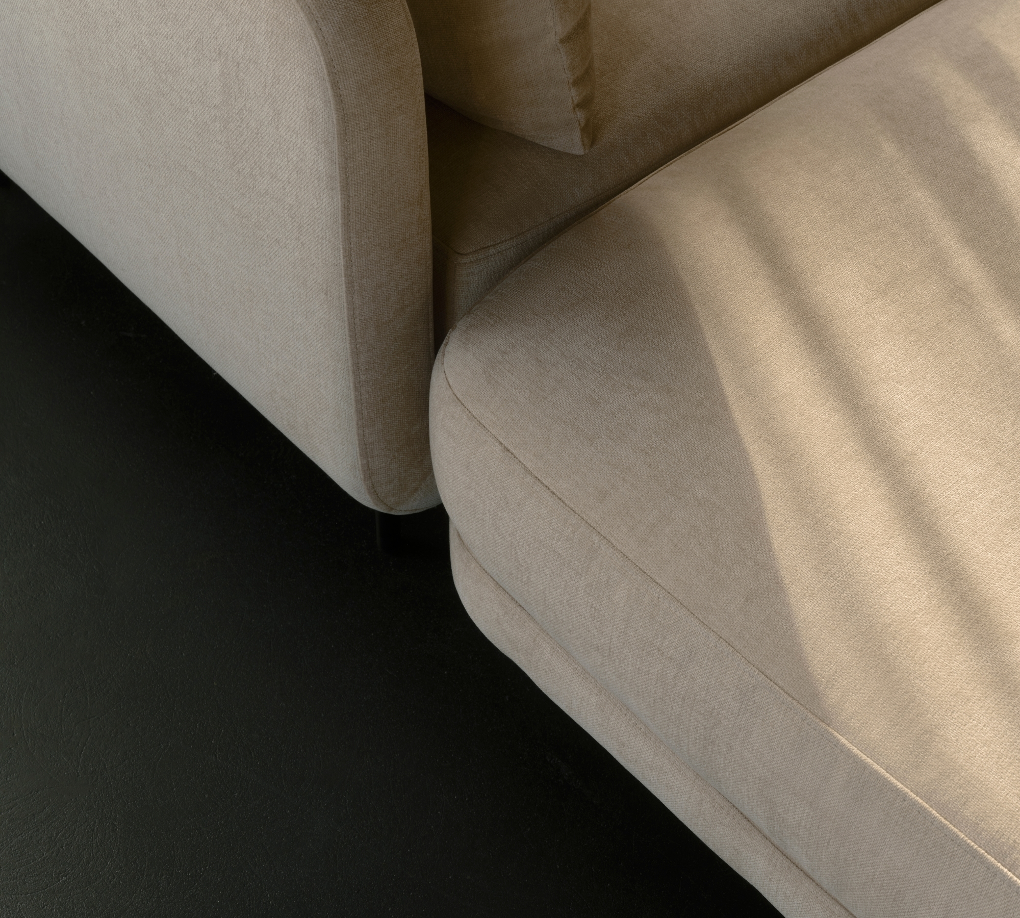 Maison Footstool XL Danny Cream