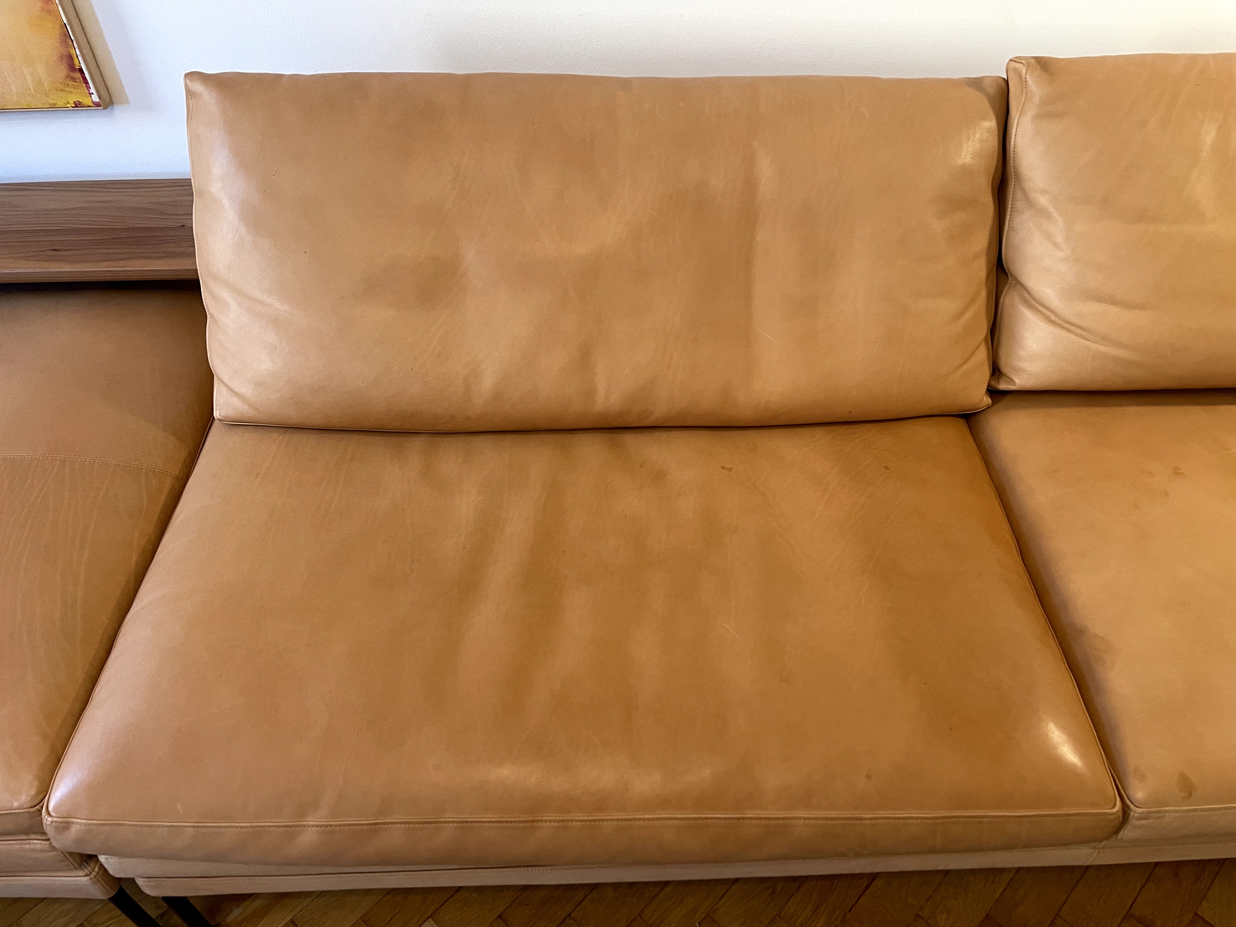William Combination A Sofa Leather Beige