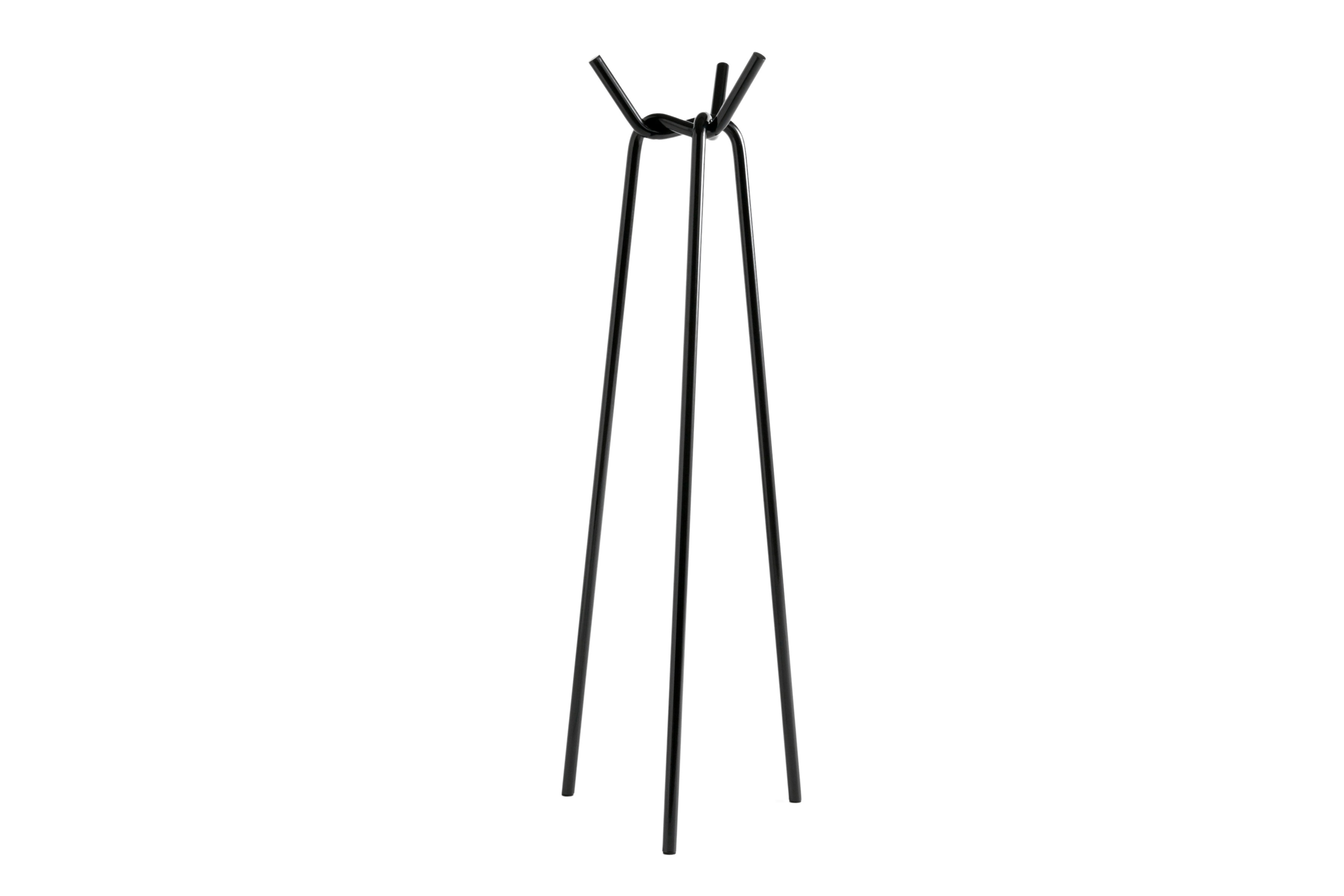 Knit Garderobenständer Schwarz