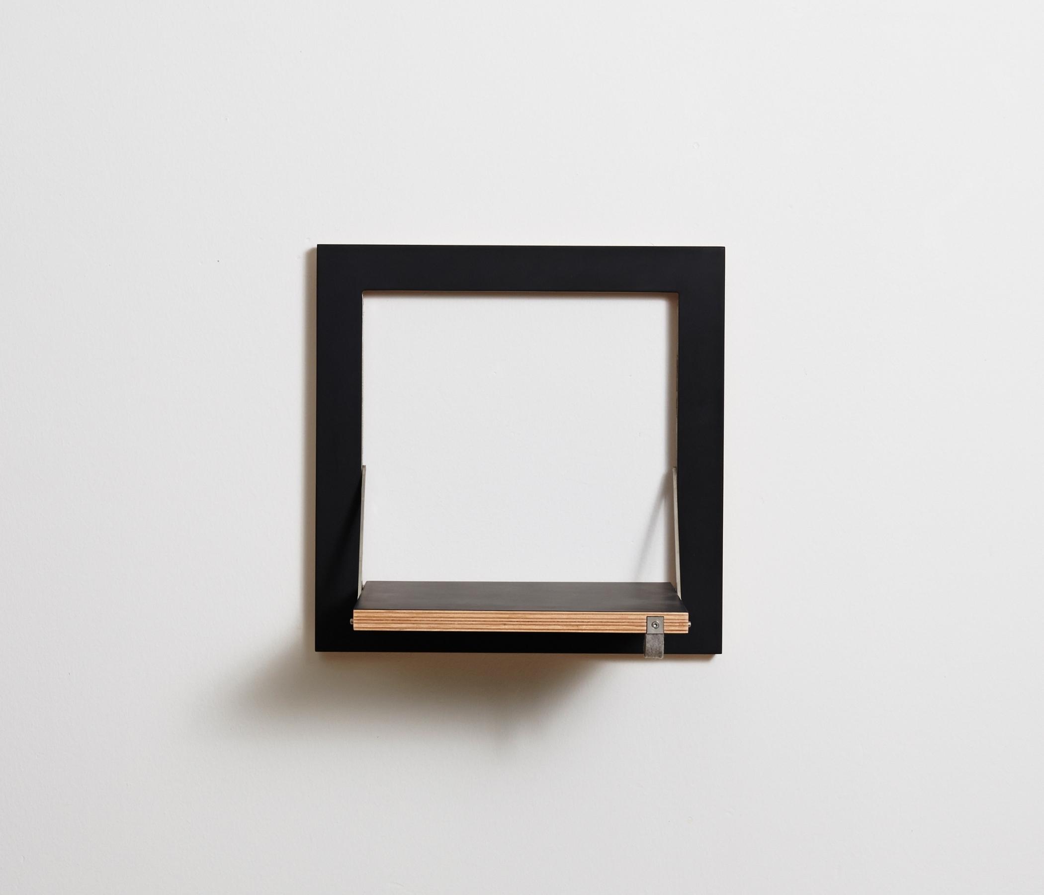 Fläpps Regal Holz Schwarz 40 x 40 cm 