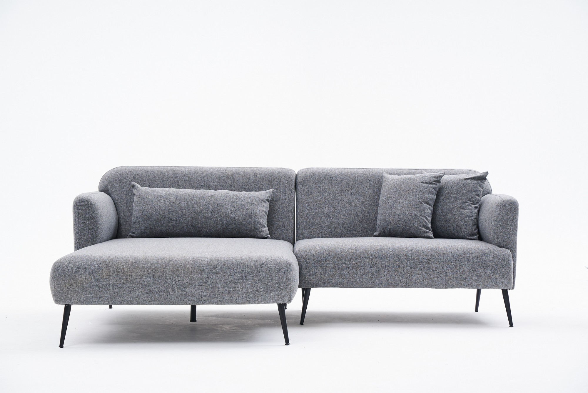 Revos Sofa Récamiere Links Grau