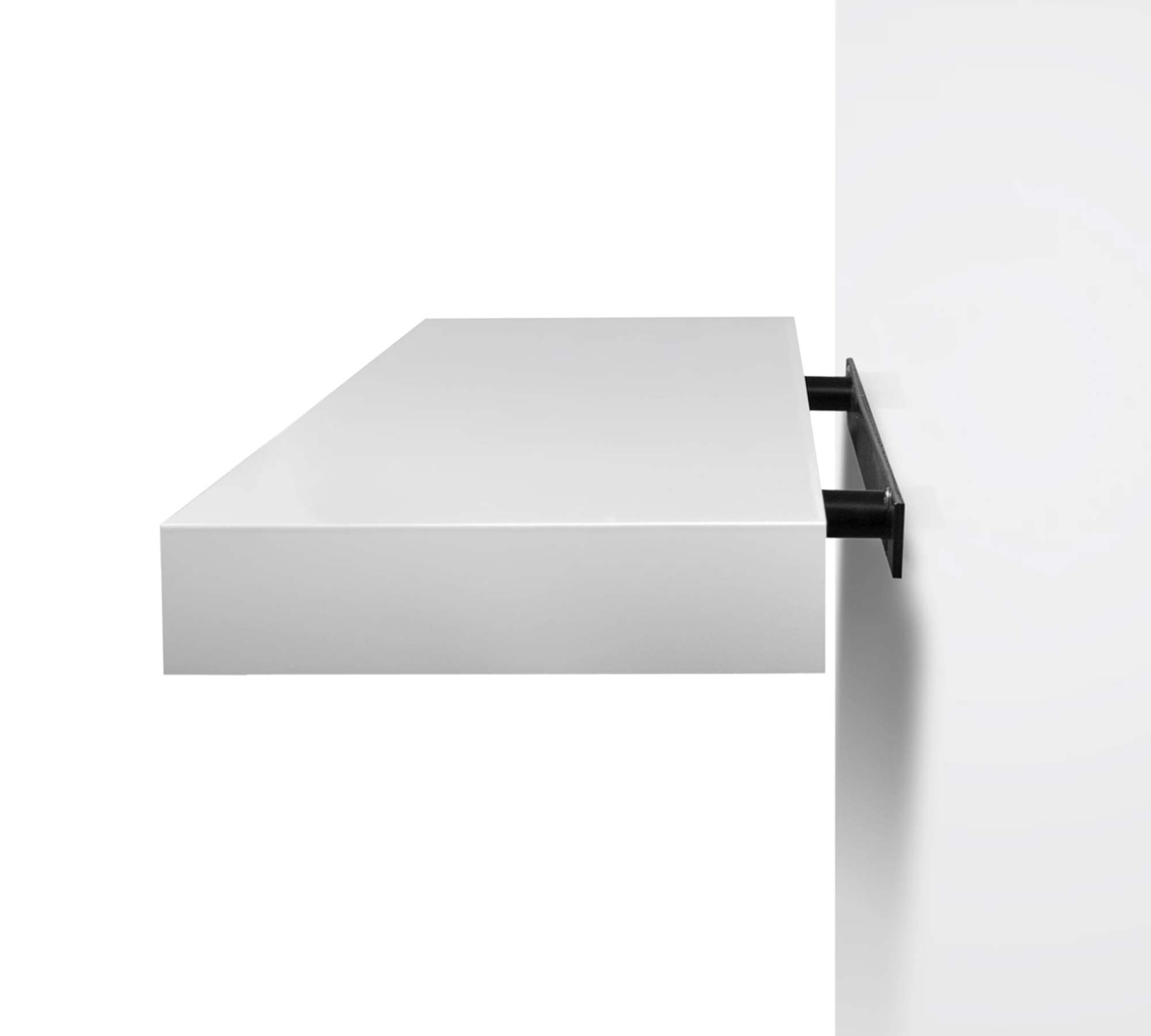 Wall shelf Veneered White 60 cm