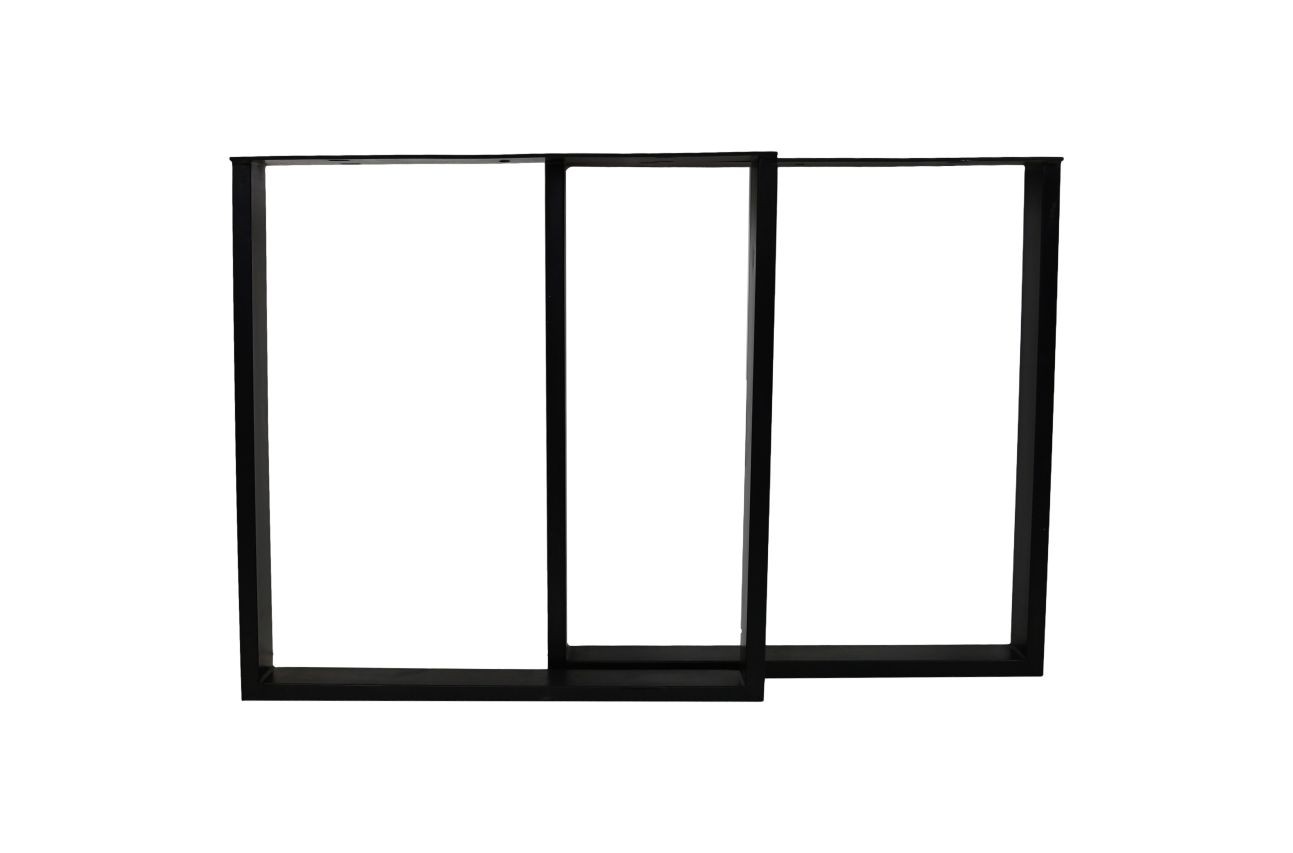 2x Modell U Tischbein Metall