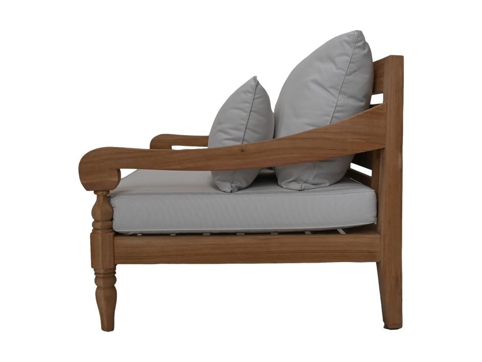 Bahama 2,5-Sitzer Loungesofa Teakholz