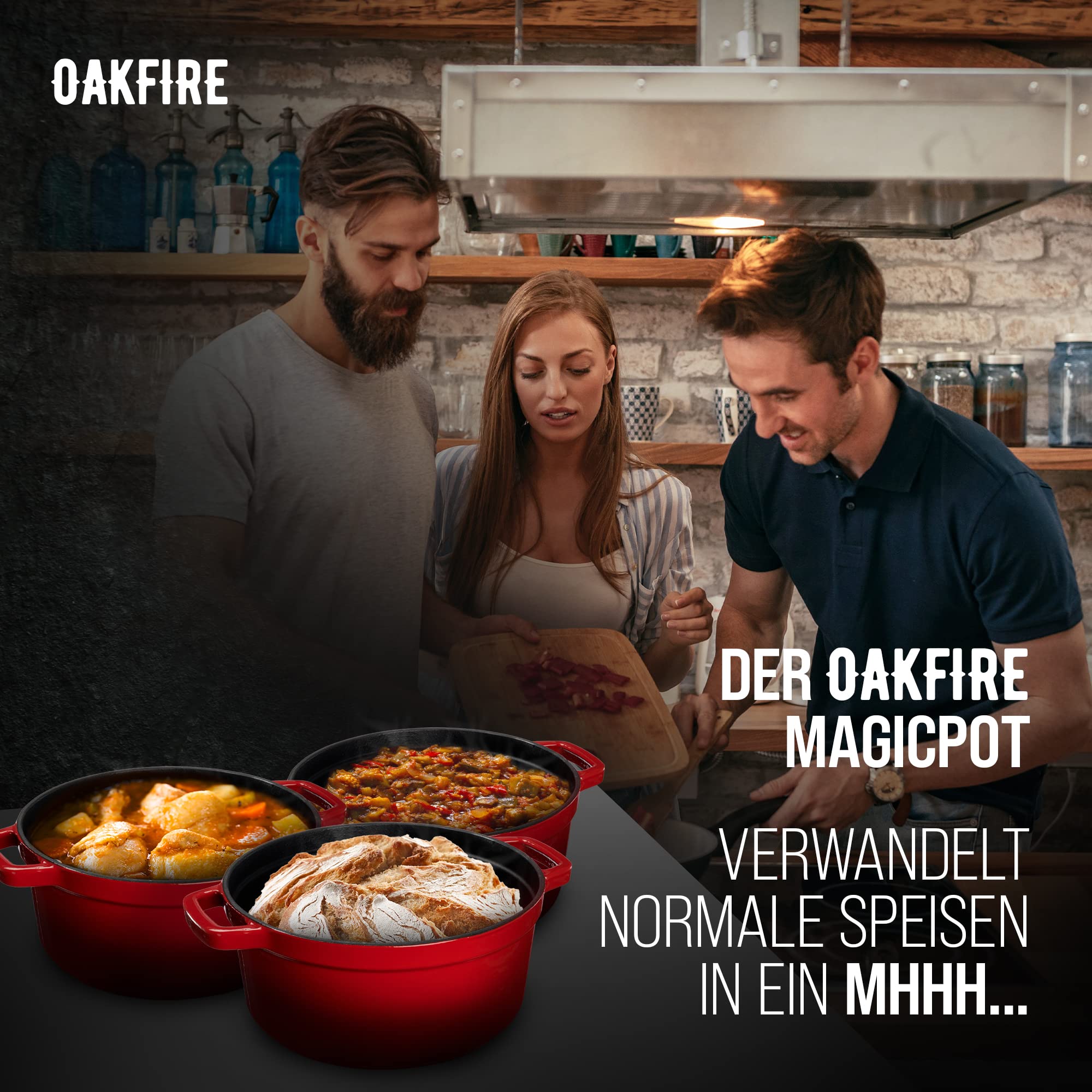 Topf Eisen Rot 