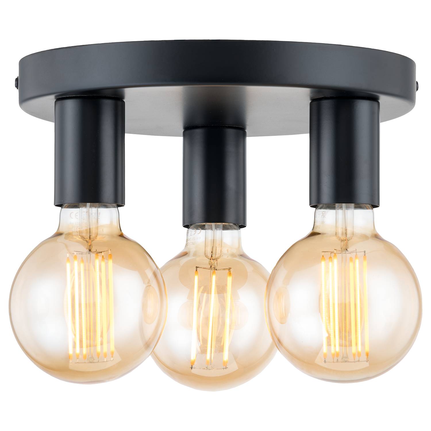 Ceiling lamp Lysaa III Black