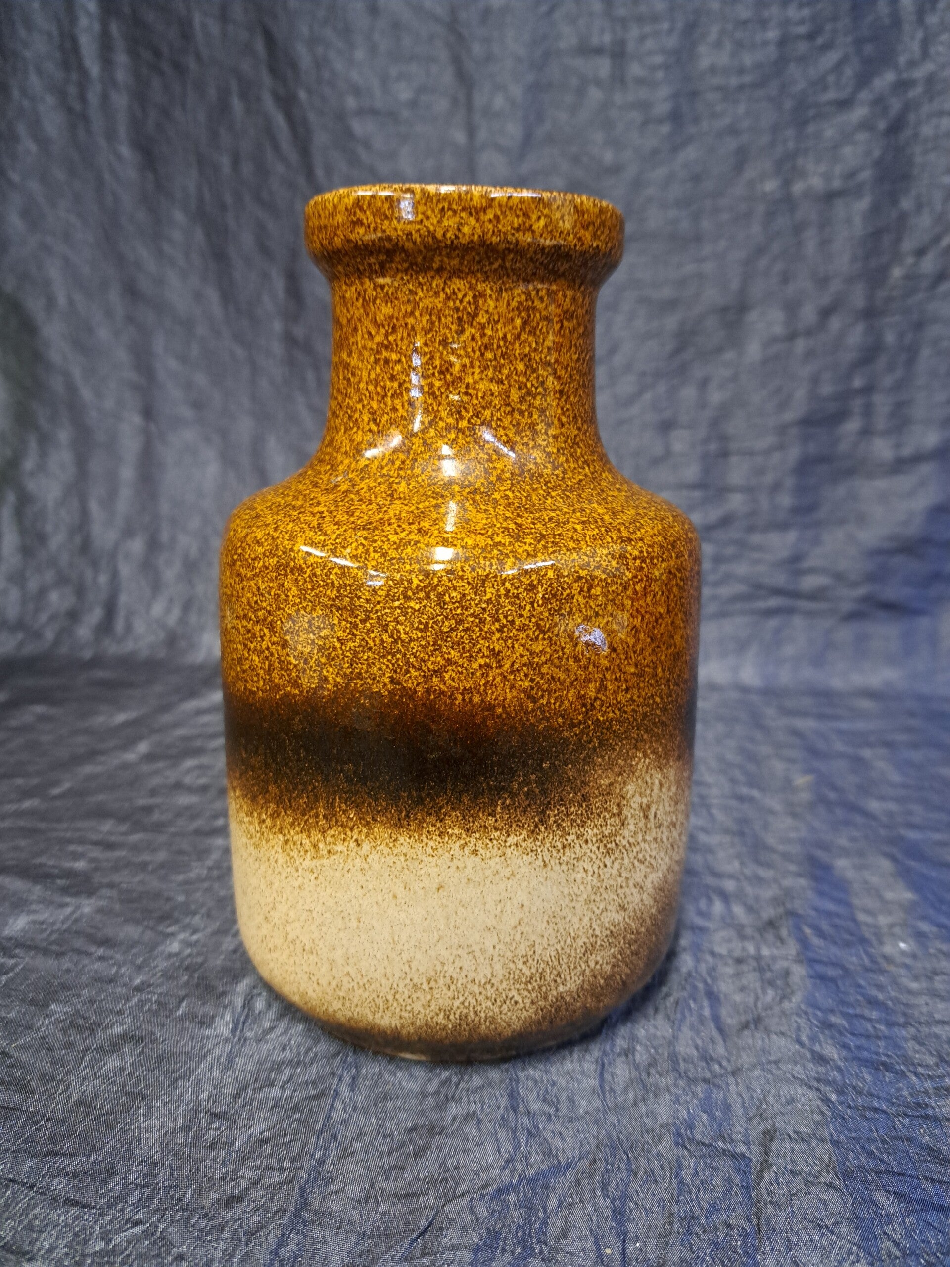 Vintage Vase Keramik Mehrfarbig