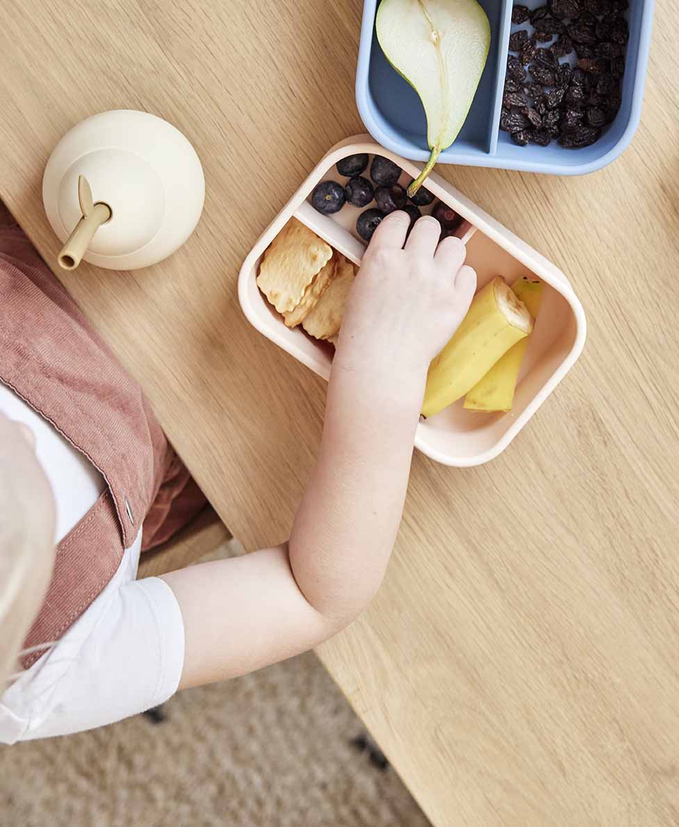 Yummy Lunch Box S Silikon Grün