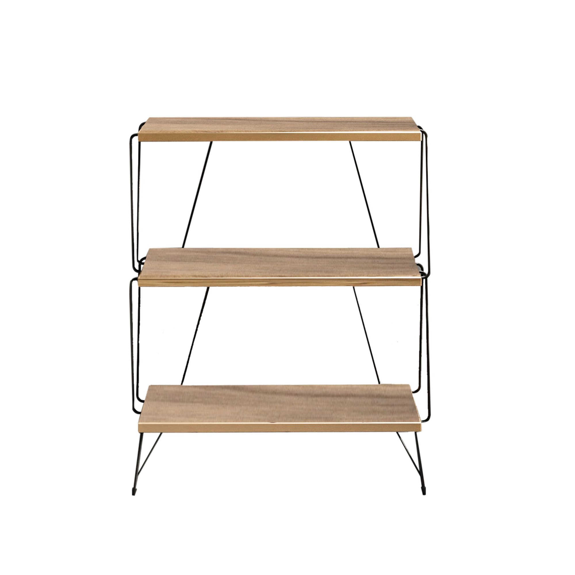 Lazandos Beistelltisch Holzfurnier