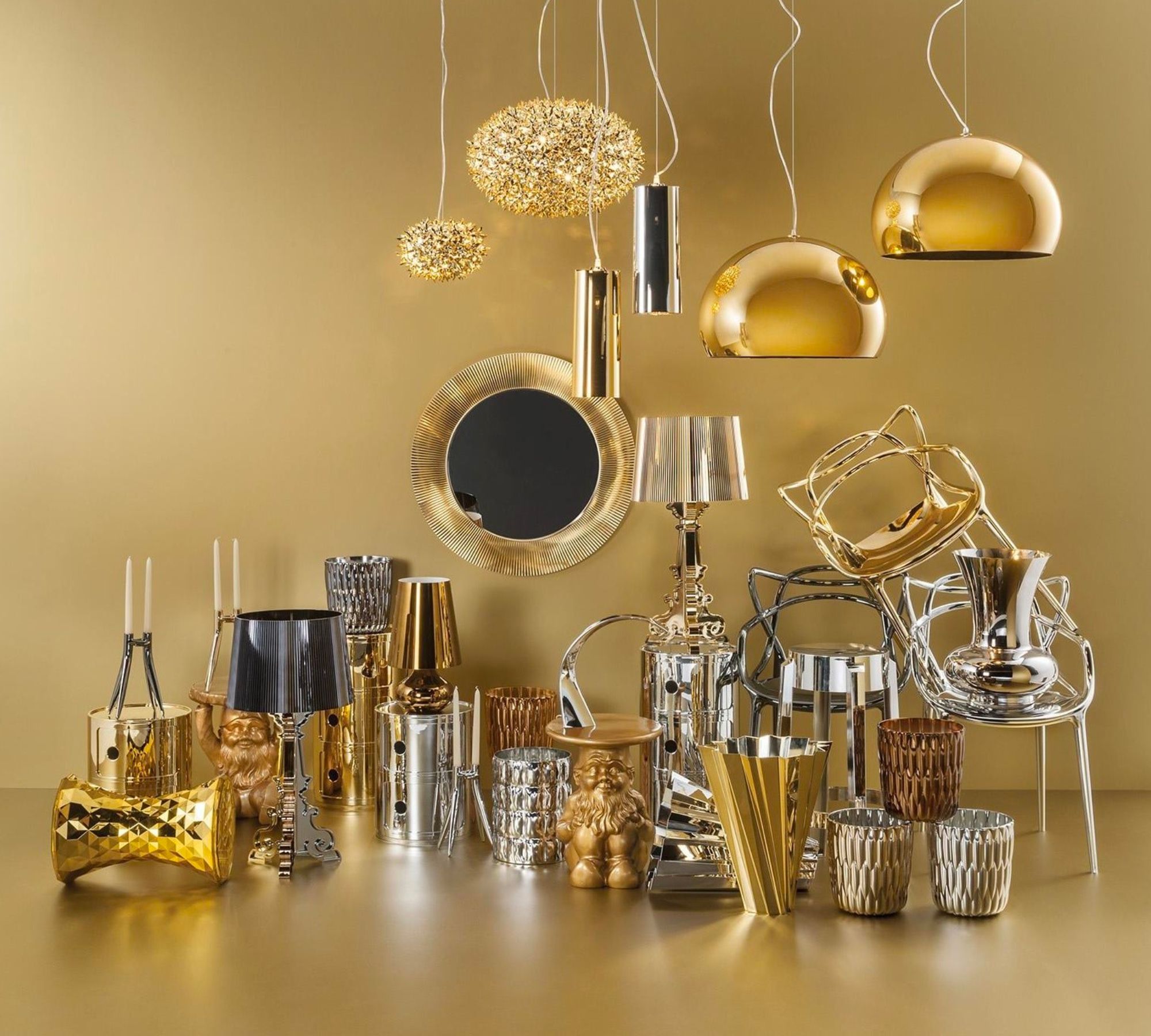 Componibili Container Goldfarben Metallisiert