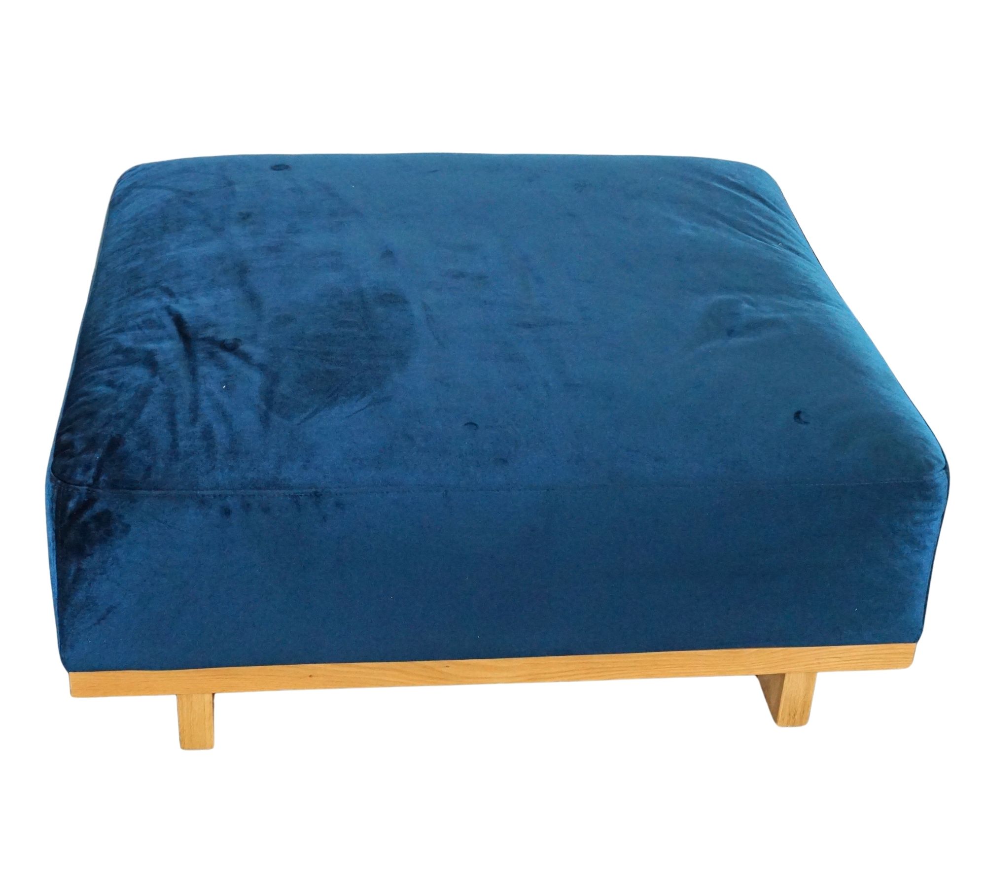 Aya Hocker Velour Lux Navy
