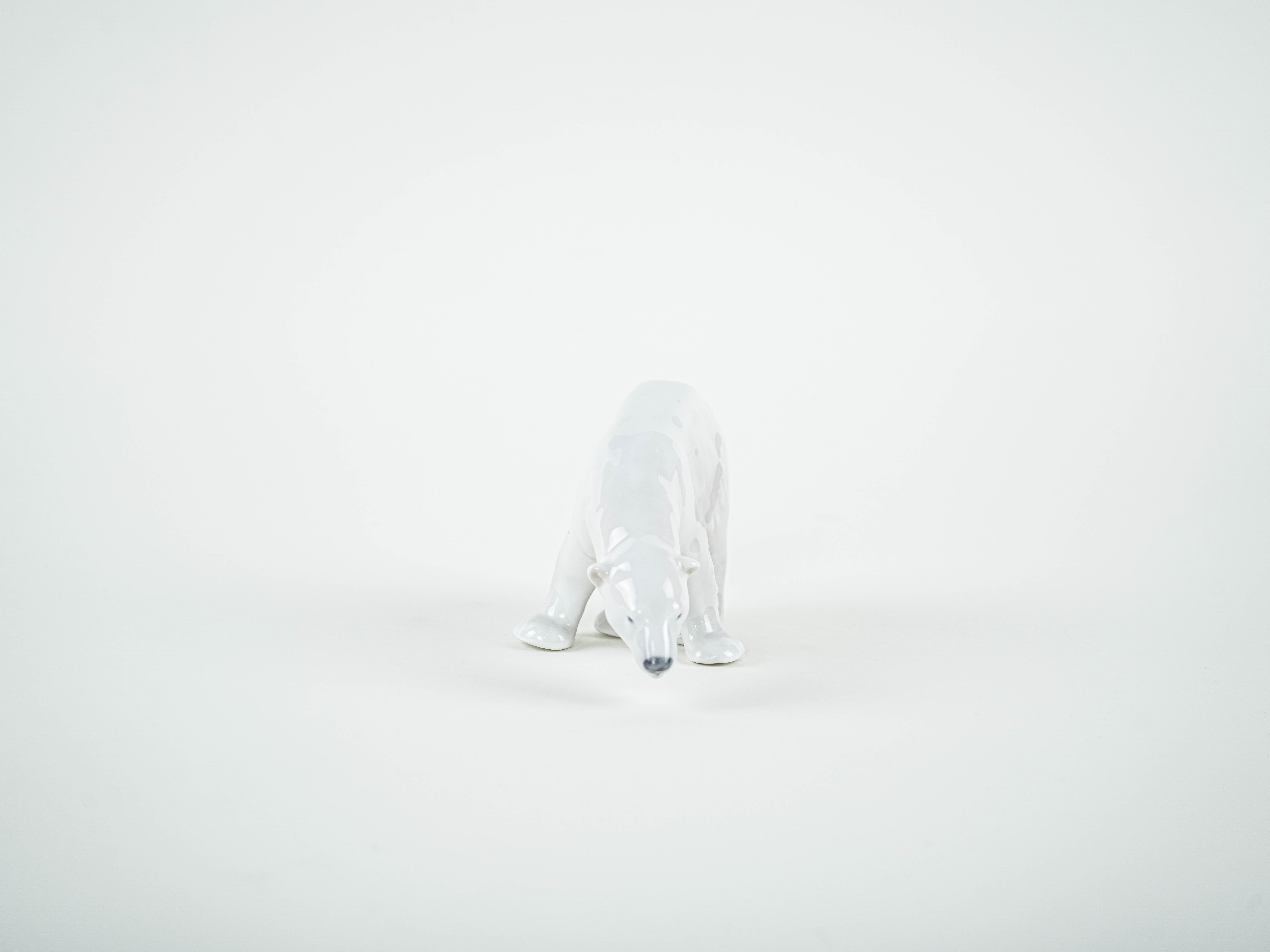 Porcelain polar bear figure 1970s
