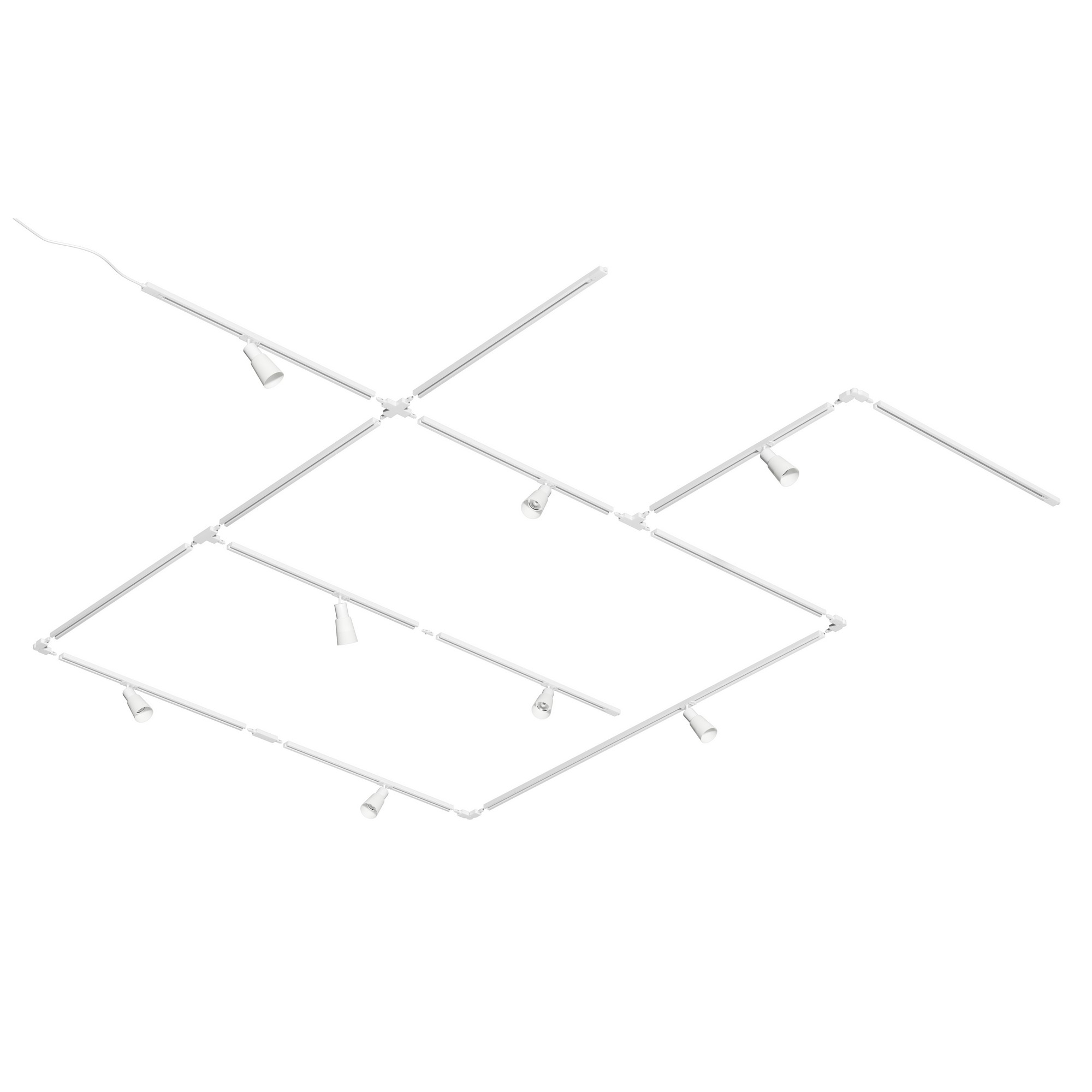 Cole Link Spot Schienensystem Weiss