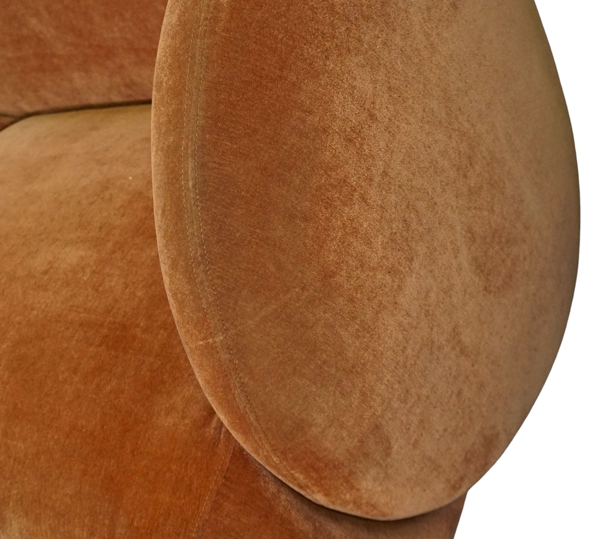 Design-Award-Winning Paula Sofa 2-Sitzer Moss Rust
