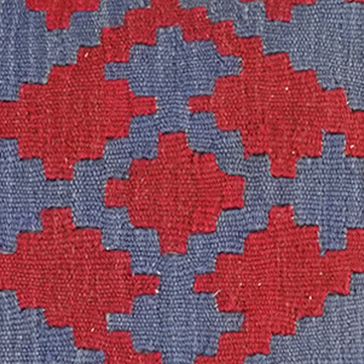 Kelim Kissen Wolle Mehrfarbig