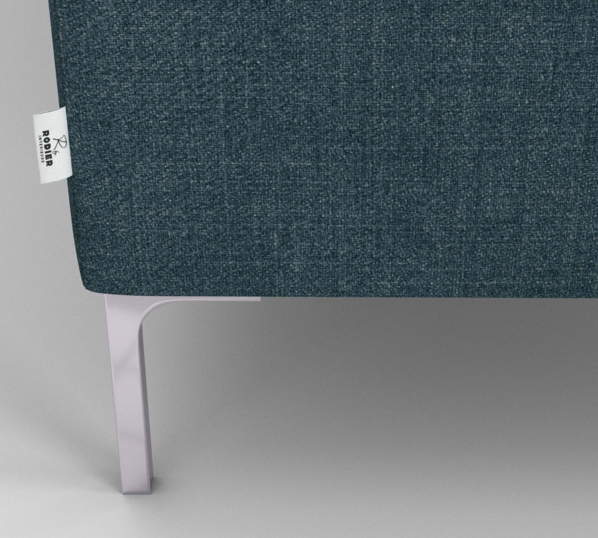 Rime Ecksofa mit Récamiere rechts Graugrün