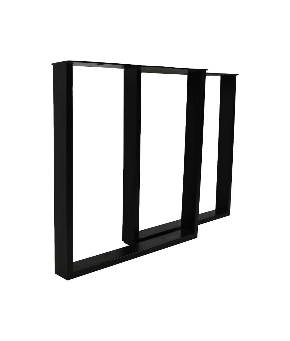 2x Modell U Tischbein Metall