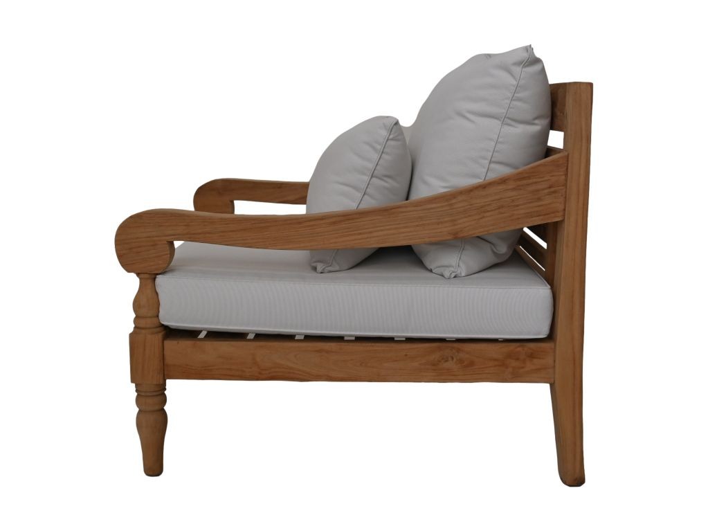 Bahama Gartensessel Teakholz Textil