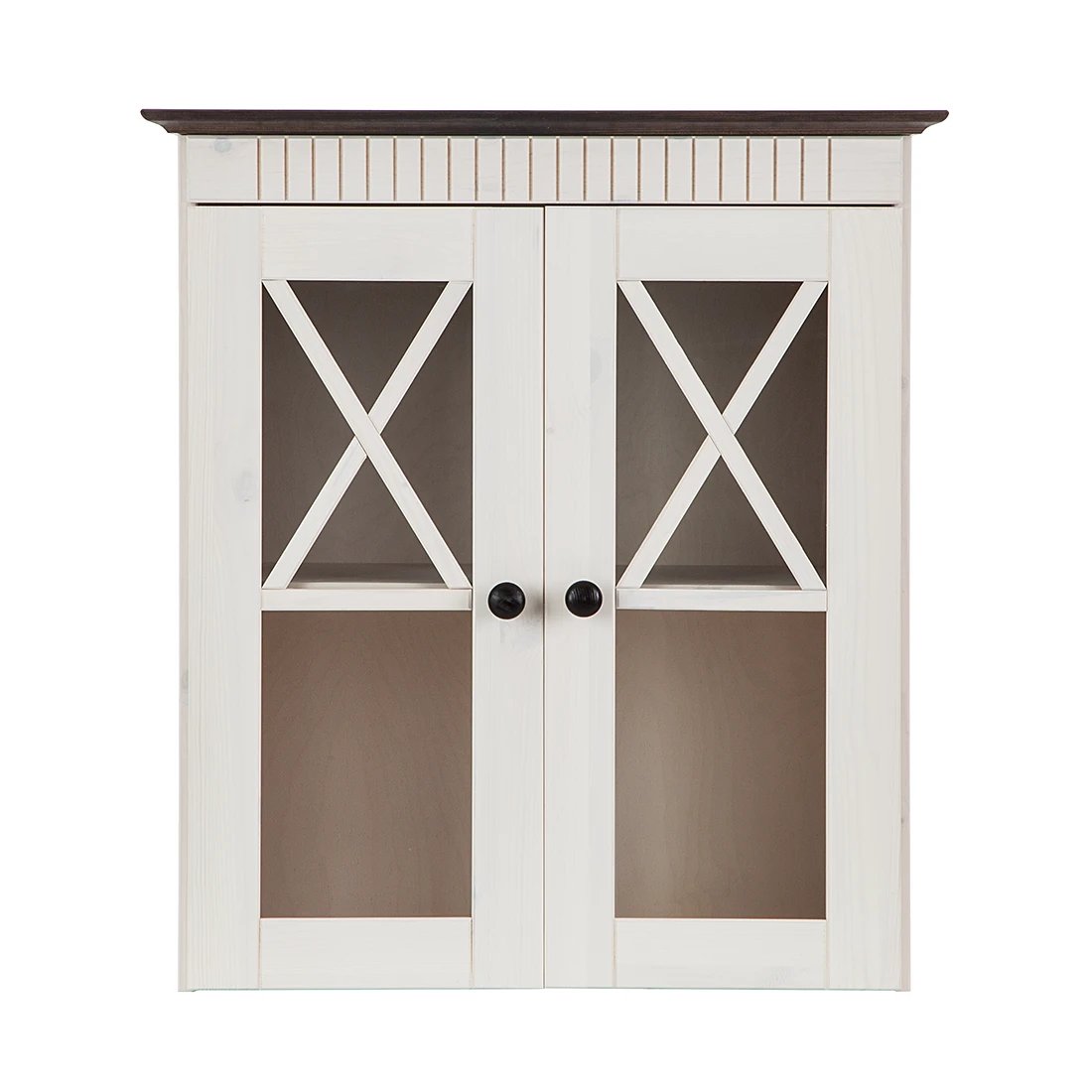 Hängeschrank Holz Weiß